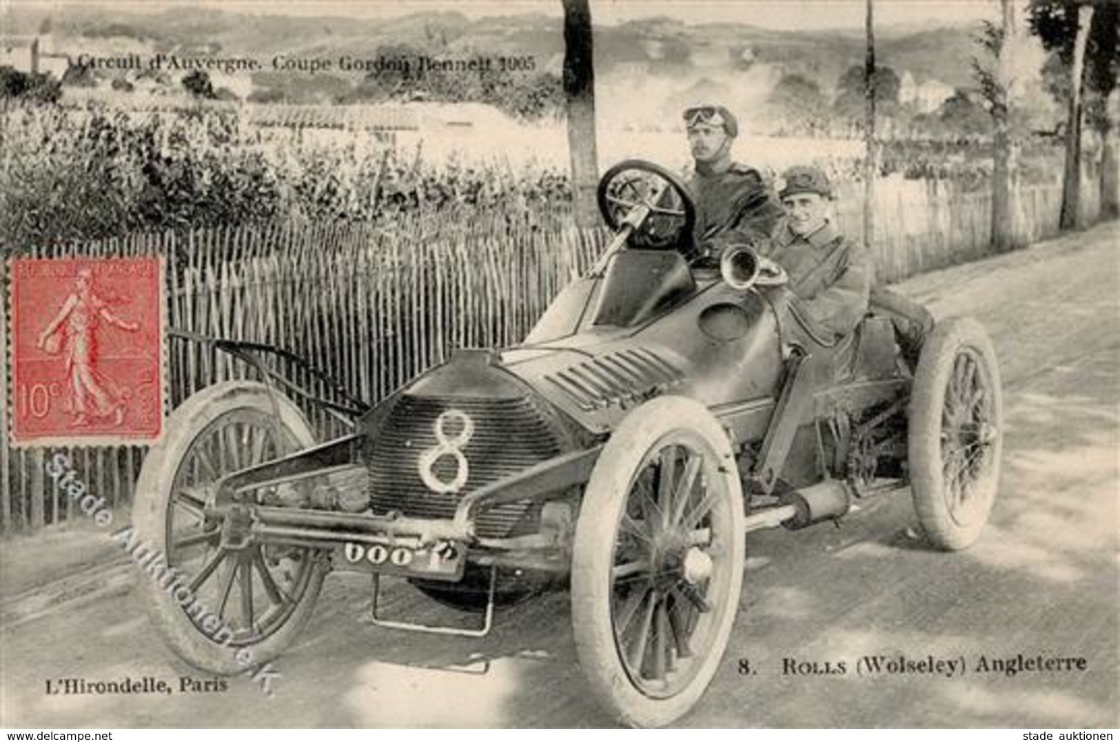 Gordon-Bennett-Rennen Oldtimer Rolls 1905 I-II - Other & Unclassified