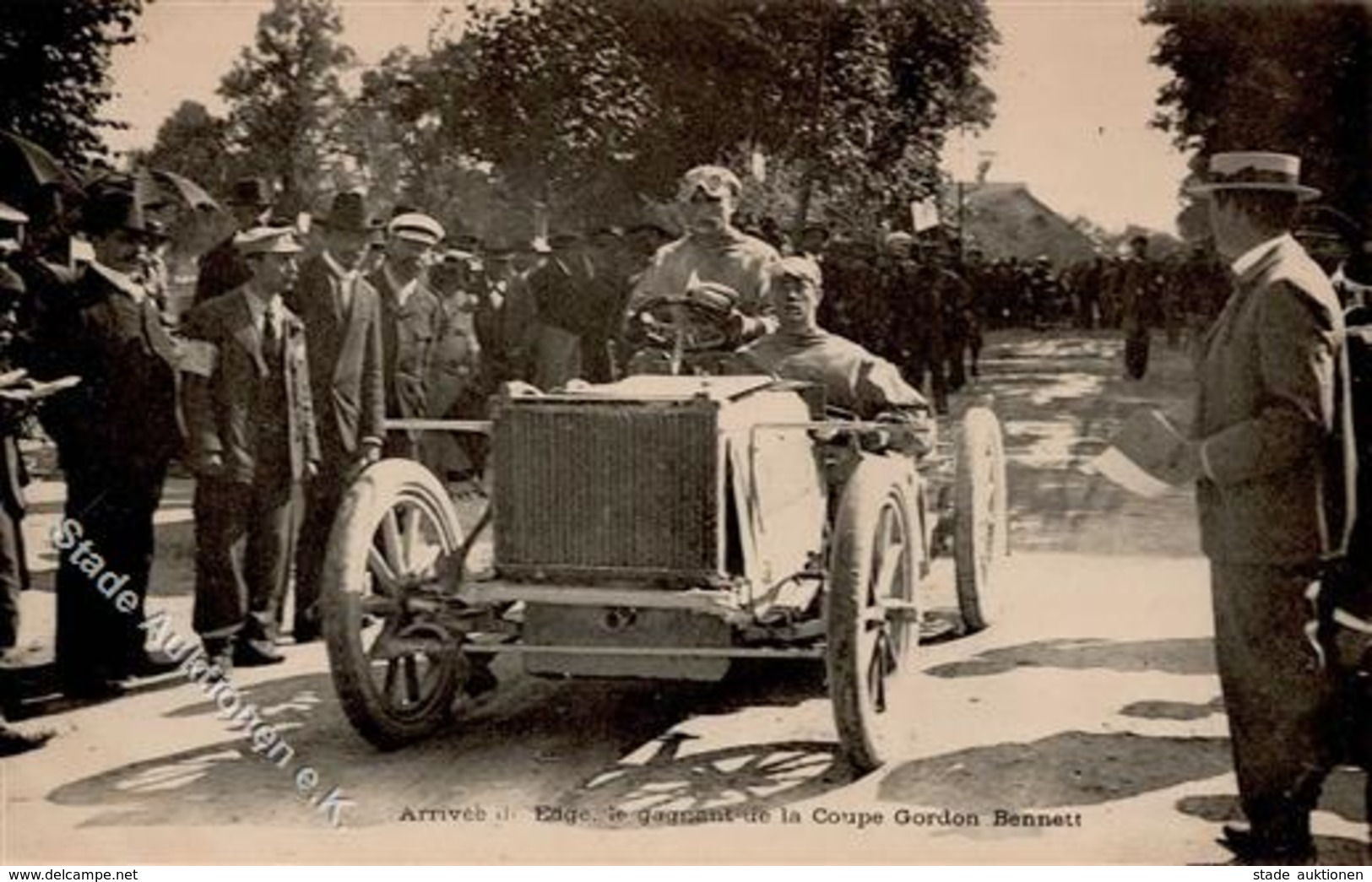 Gordon-Bennett-Rennen Rennfahrer Edge  I-II - Autres & Non Classés