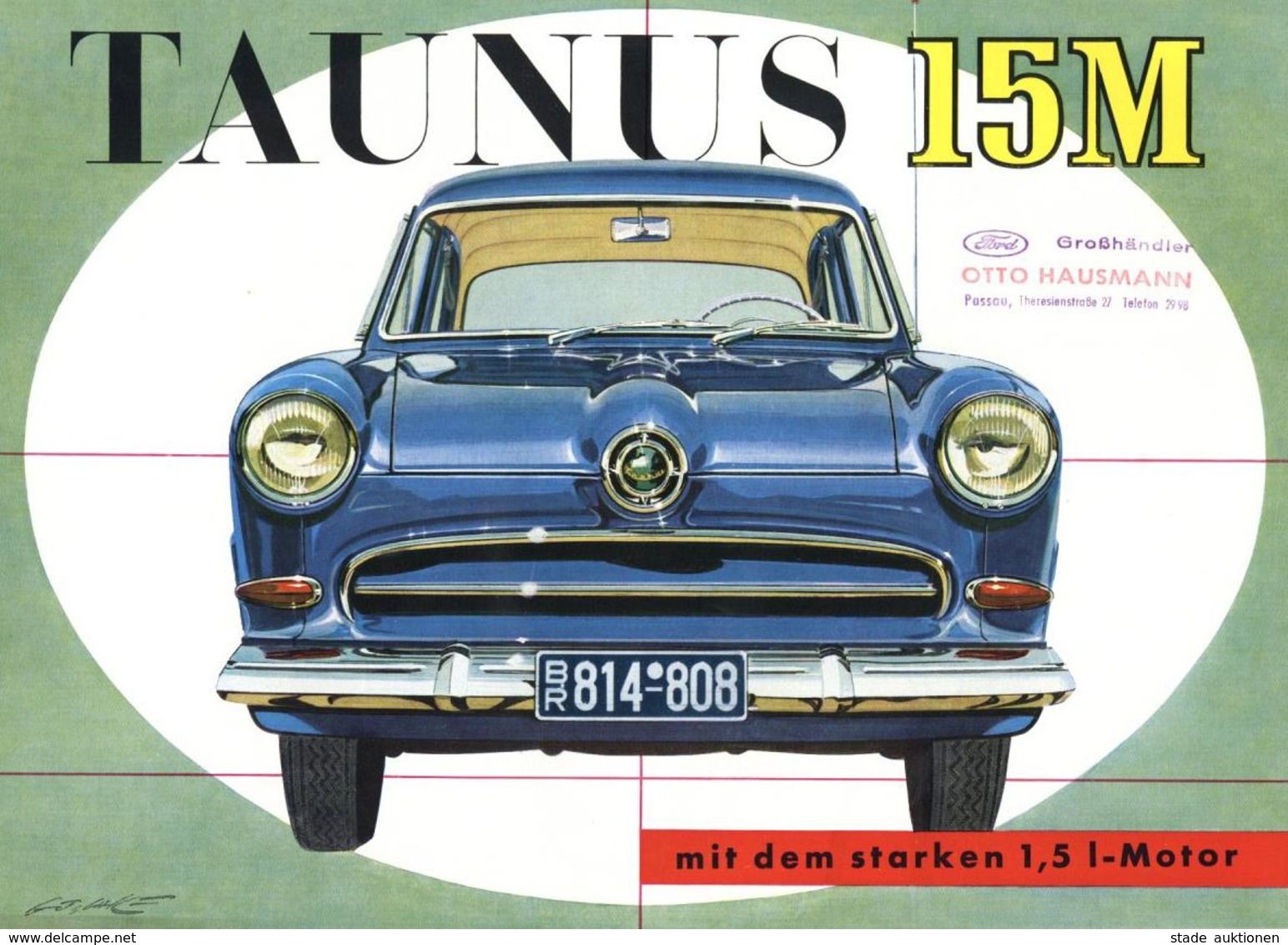 Auto Ford Taunus 15 M Broschüre Sowie Weitere Produktblätter I-II - Other & Unclassified