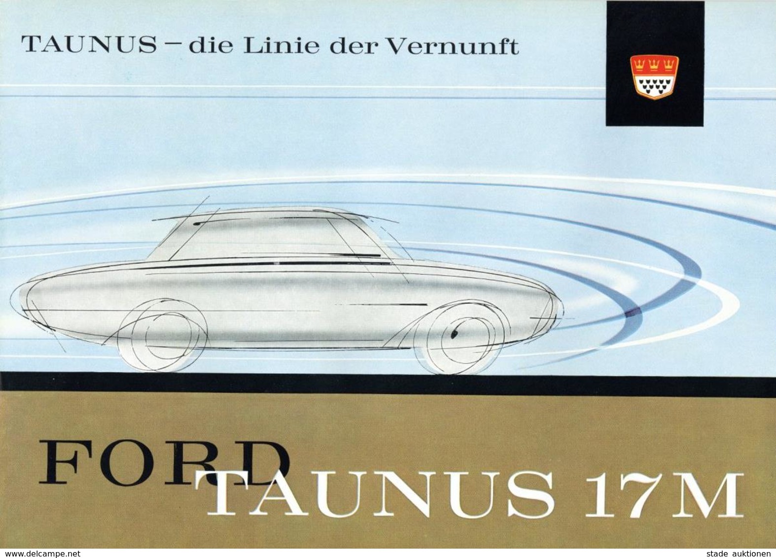 Auto Ford Taunus 17 M Broschüre Sowie Weitere Produktblätter I-II - Sonstige & Ohne Zuordnung