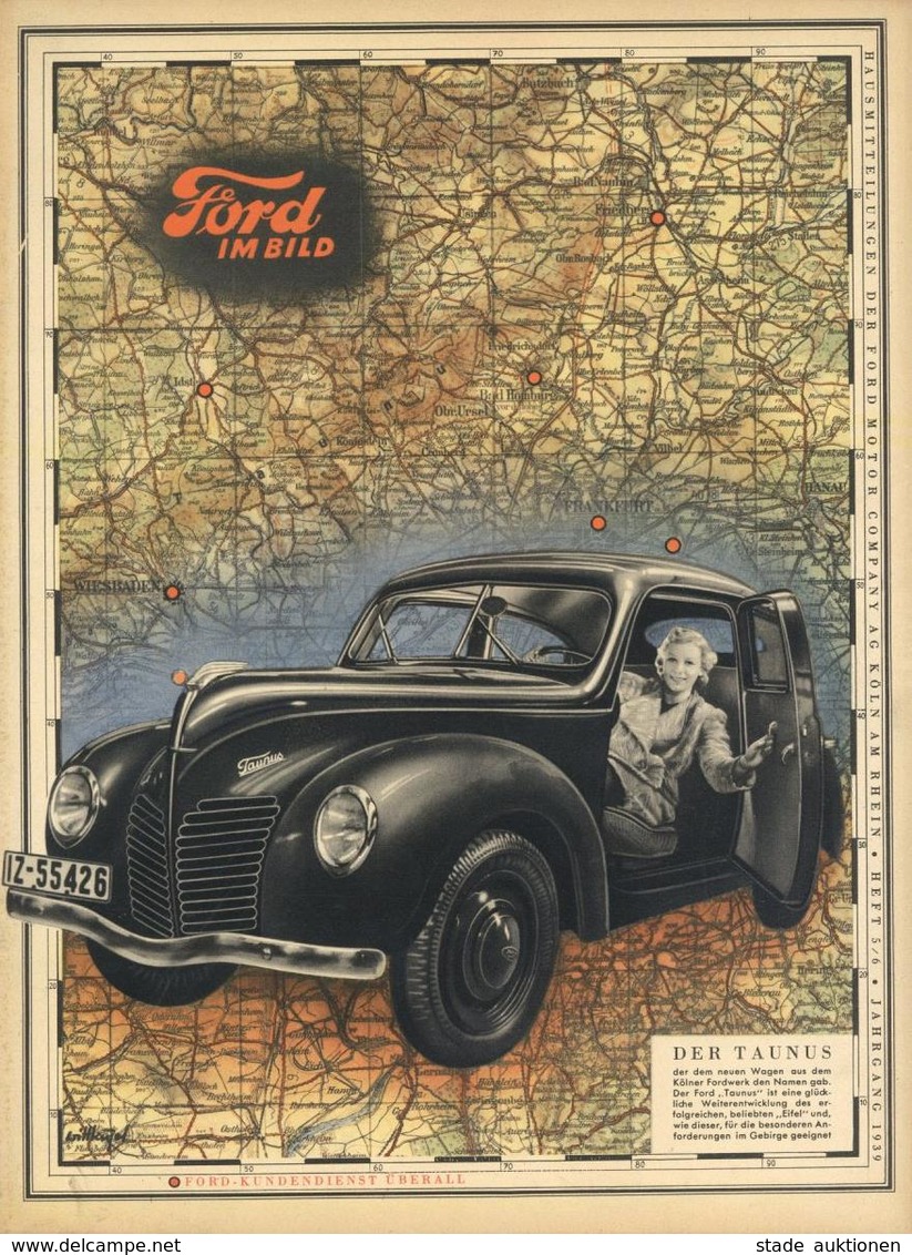 Auto Ford Zeitschrift Ford Im Bild 1939 Sehr Viele Abbildungen II - Autres & Non Classés