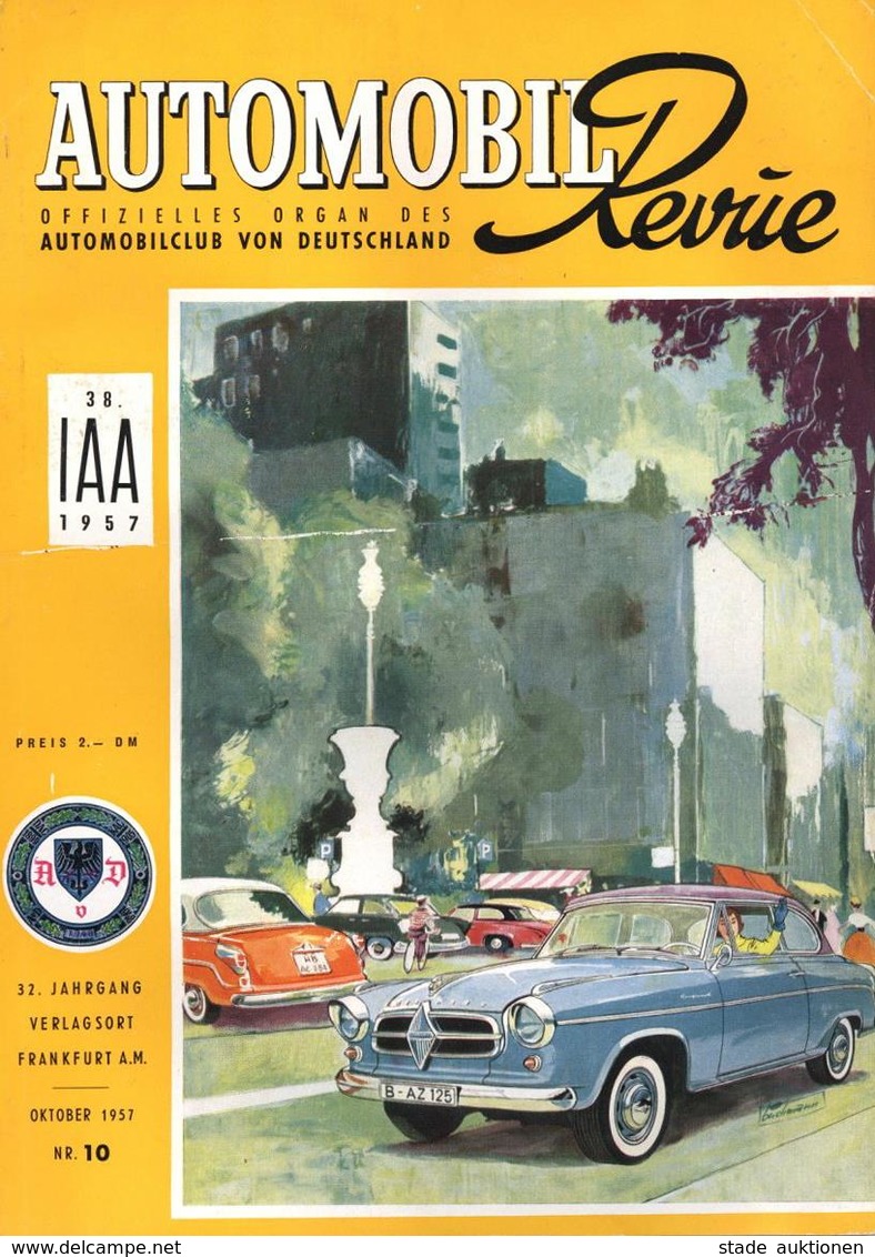 Auto Oldtimer Buch Lot Mit 7 Heften Automobil Revue Nr. 4 - 10 1957 Sehr Viele Abbildungen II - Other & Unclassified