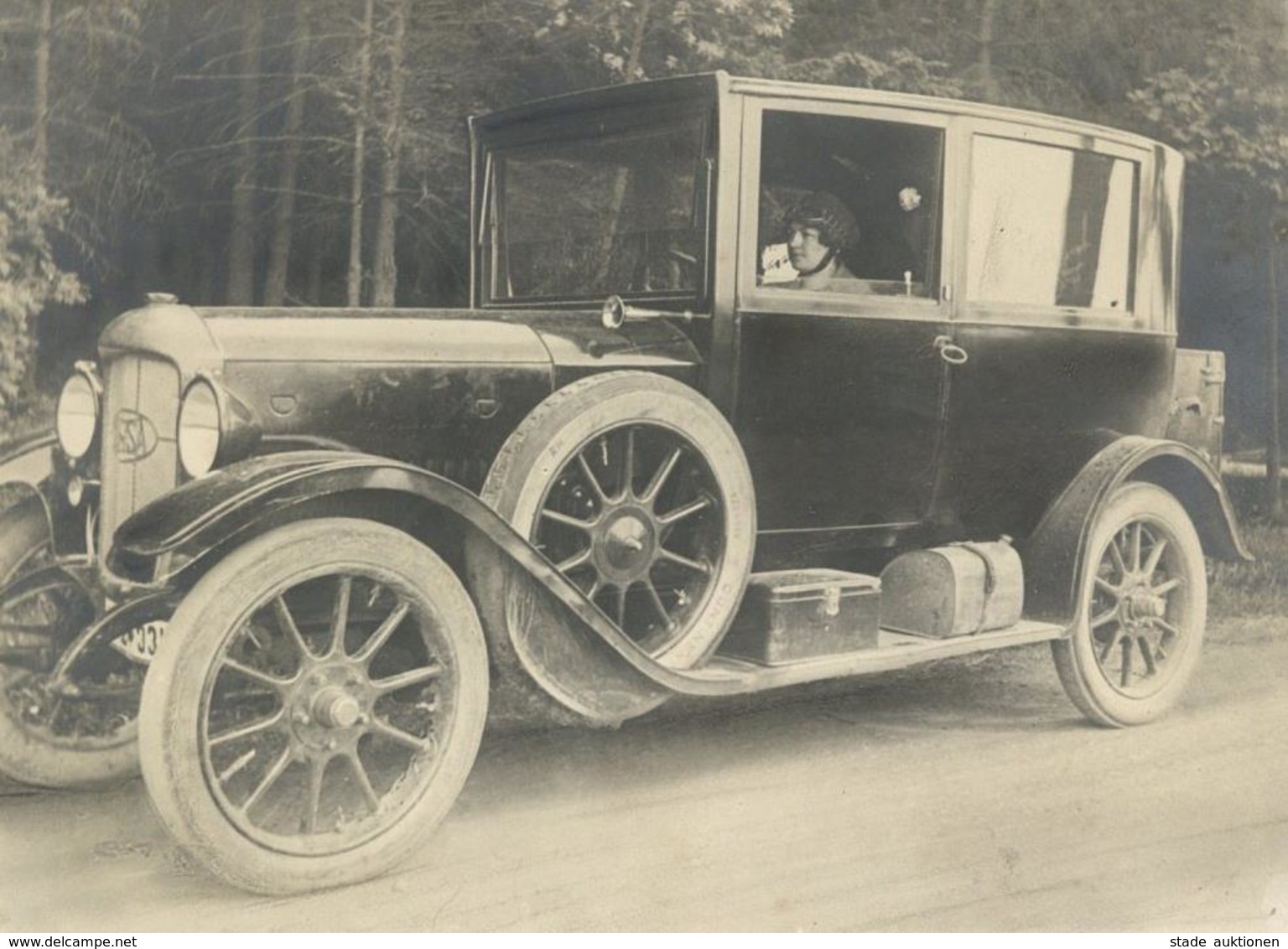 Auto Oldtimer Foto Auf Karton 25,5 X 19 Cm I-II - Autres & Non Classés