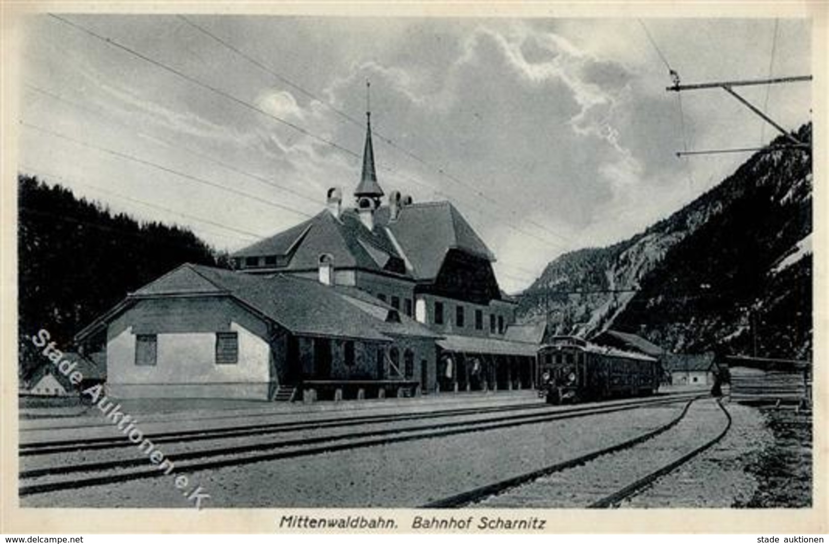 MITTENWALDBAHN - BAHNHOF SCHARNITZ Mit Bahn I - Eisenbahnen