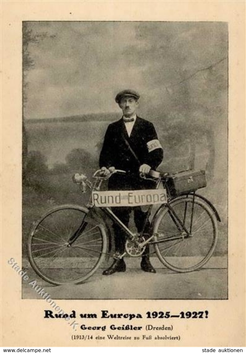 FAHRRAD - RUND Um EUROPA 1925-1927 - Mit Dem Fahrrad Durch Die Welt I Cycles - Trains