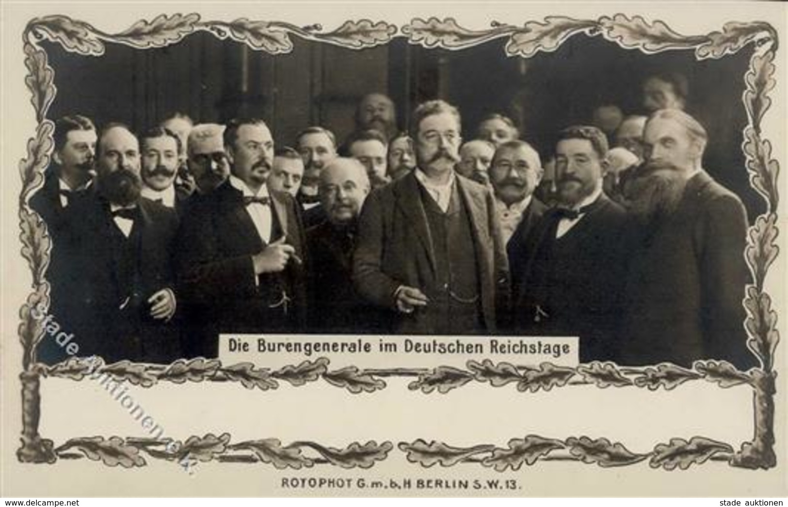 Buren Burengenerale Im Deutschen Reichstag I-II - Histoire