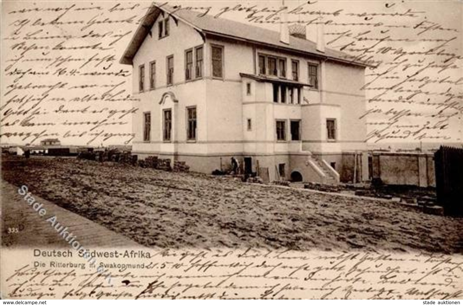 Kolonien Deutsch Südwestafrika Swakopmund Namibia Ritterburg I-II (Stauchungen) Colonies - History