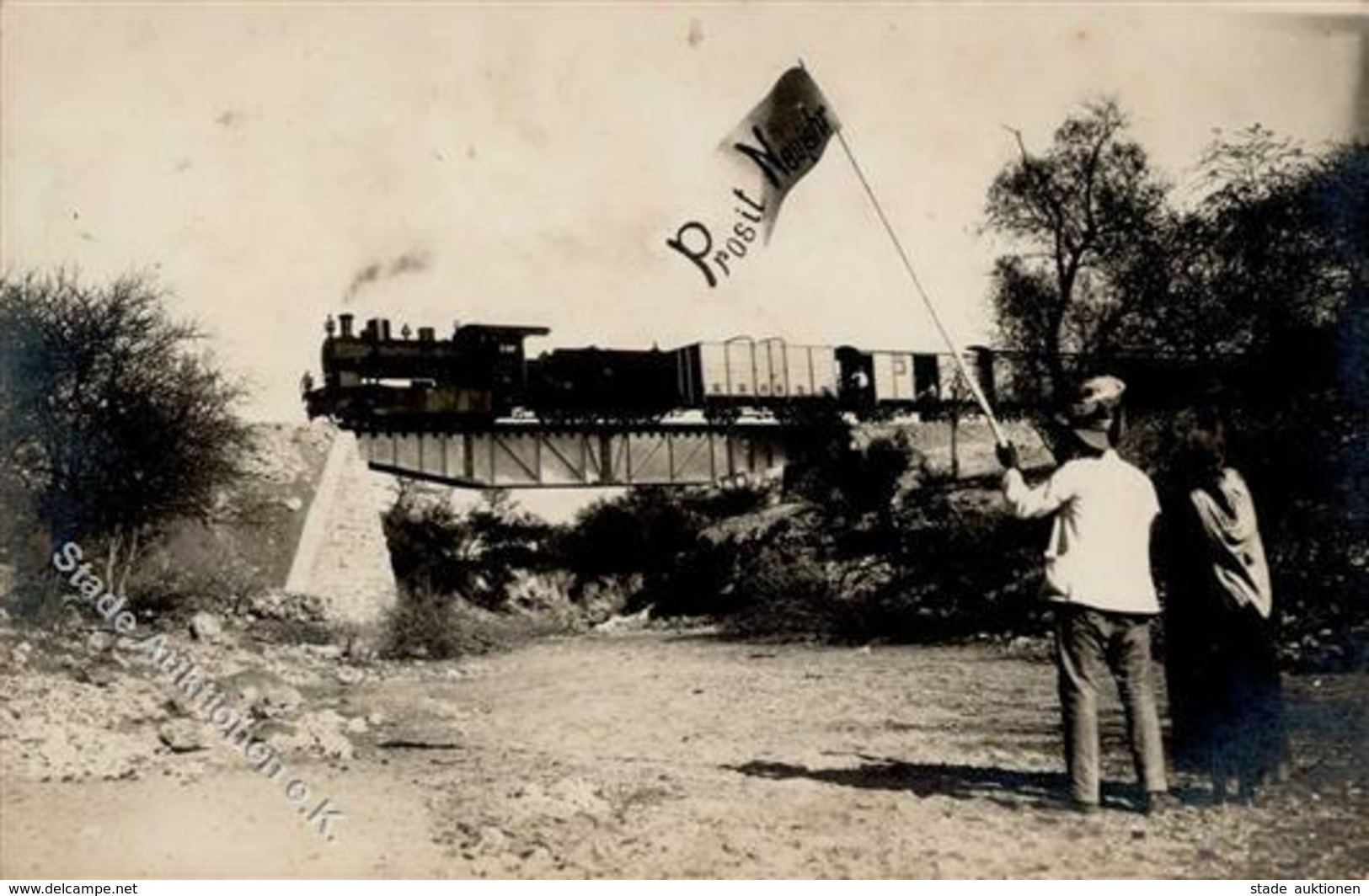 Kolonien Deutsch-Südwestafrika Eisenbahn Foto-Karte I-II Chemin De Fer Colonies - History