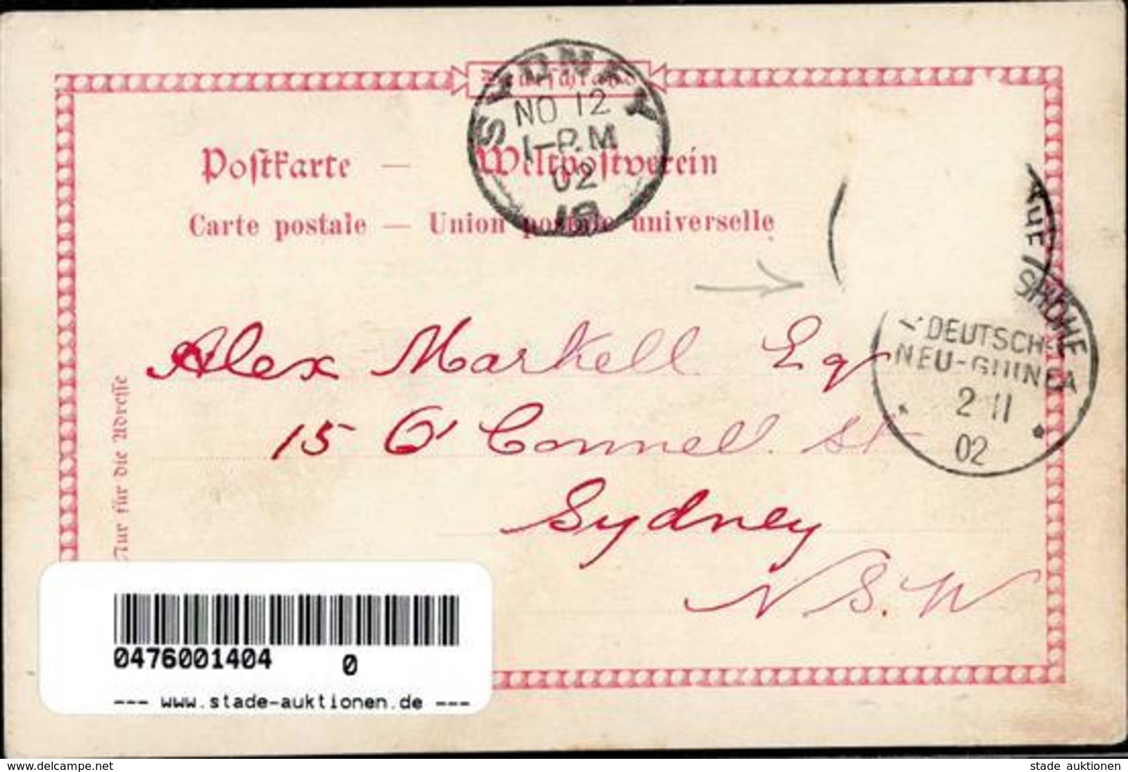 Kolonien Deutsch Neuguinea Herberthöh Bismarckarchipel 1902 I-II Colonies - Geschichte