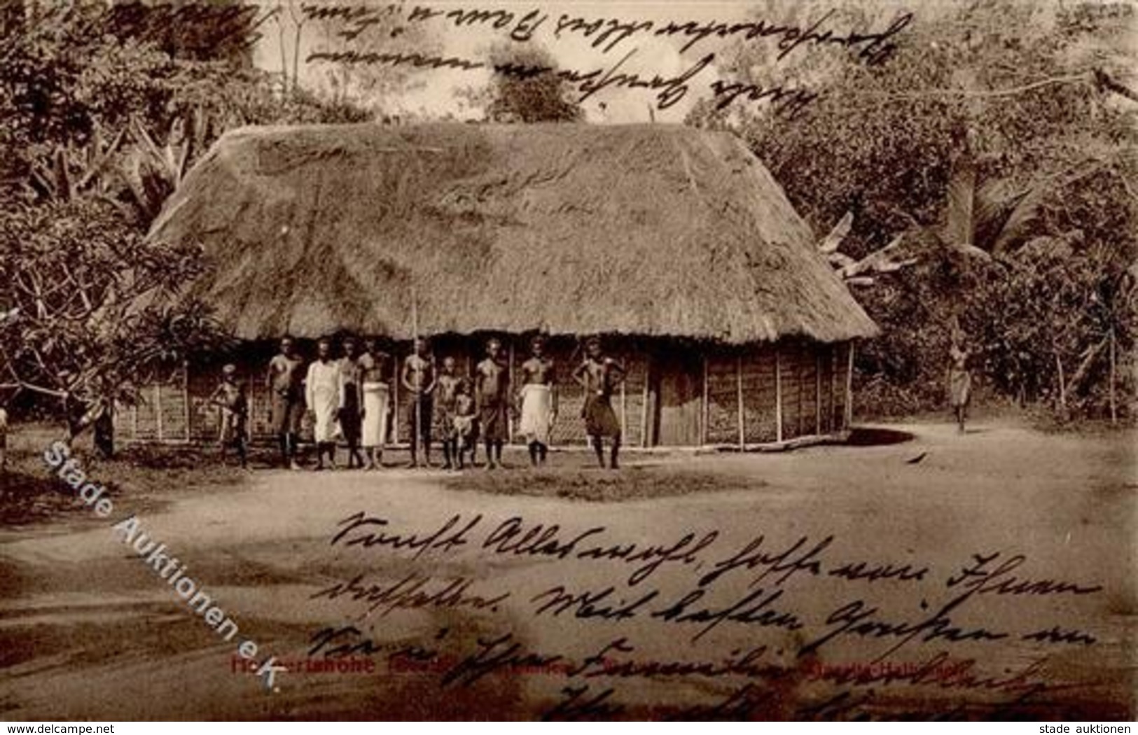Kolonien Deutsch Neuguinea Herbertshöhe 1908 I-II (Marke Entfernt) Colonies - History