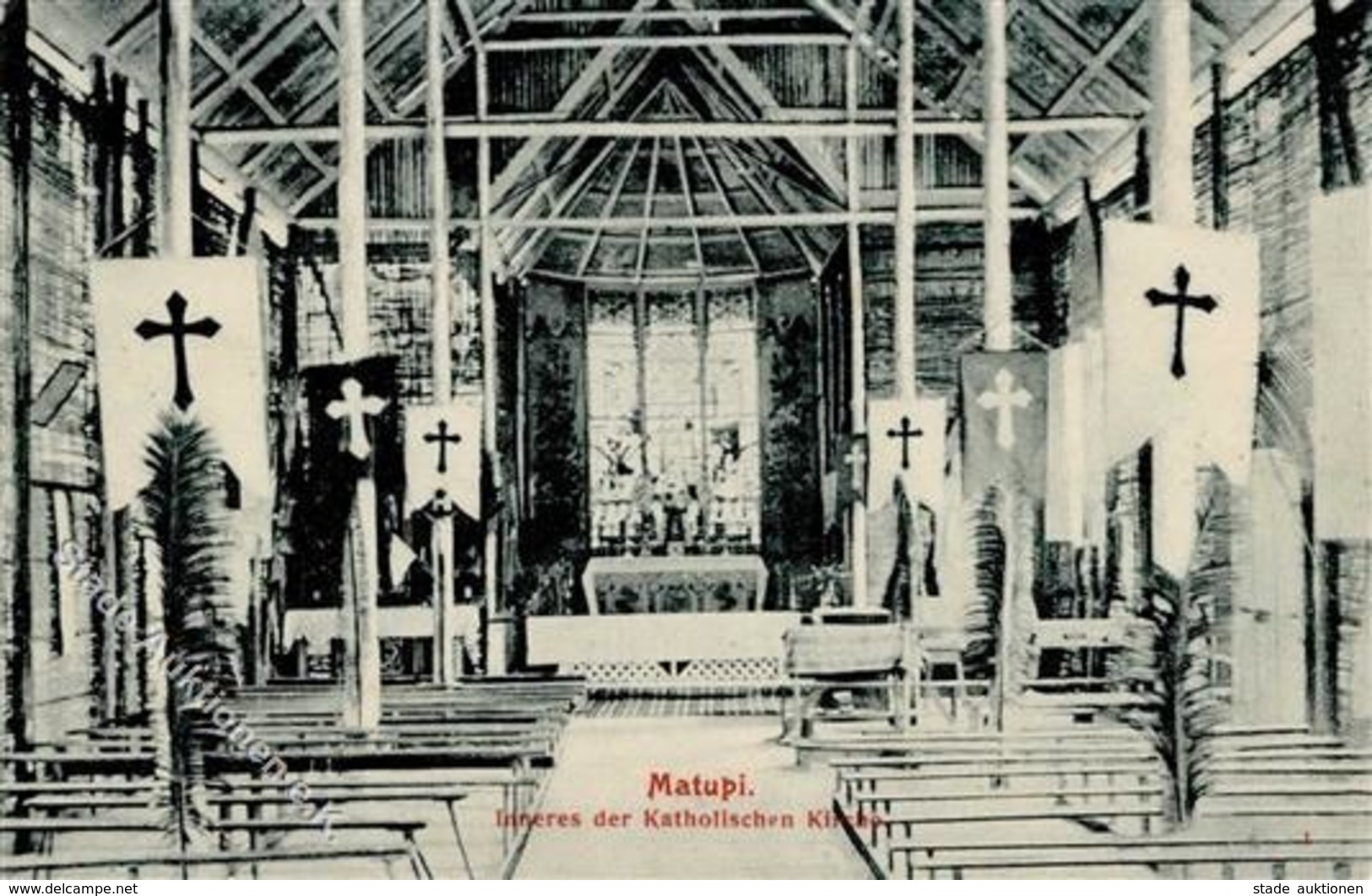 Kolonien Deutsch Neuguinea Matupi Kath. Kirche I-II Colonies - Histoire