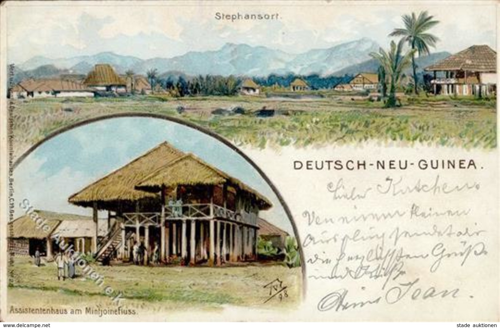 Kolonien Deutsch Neuguinea Stephansort I-II (Ecke Abgestoßen) Colonies - Geschichte