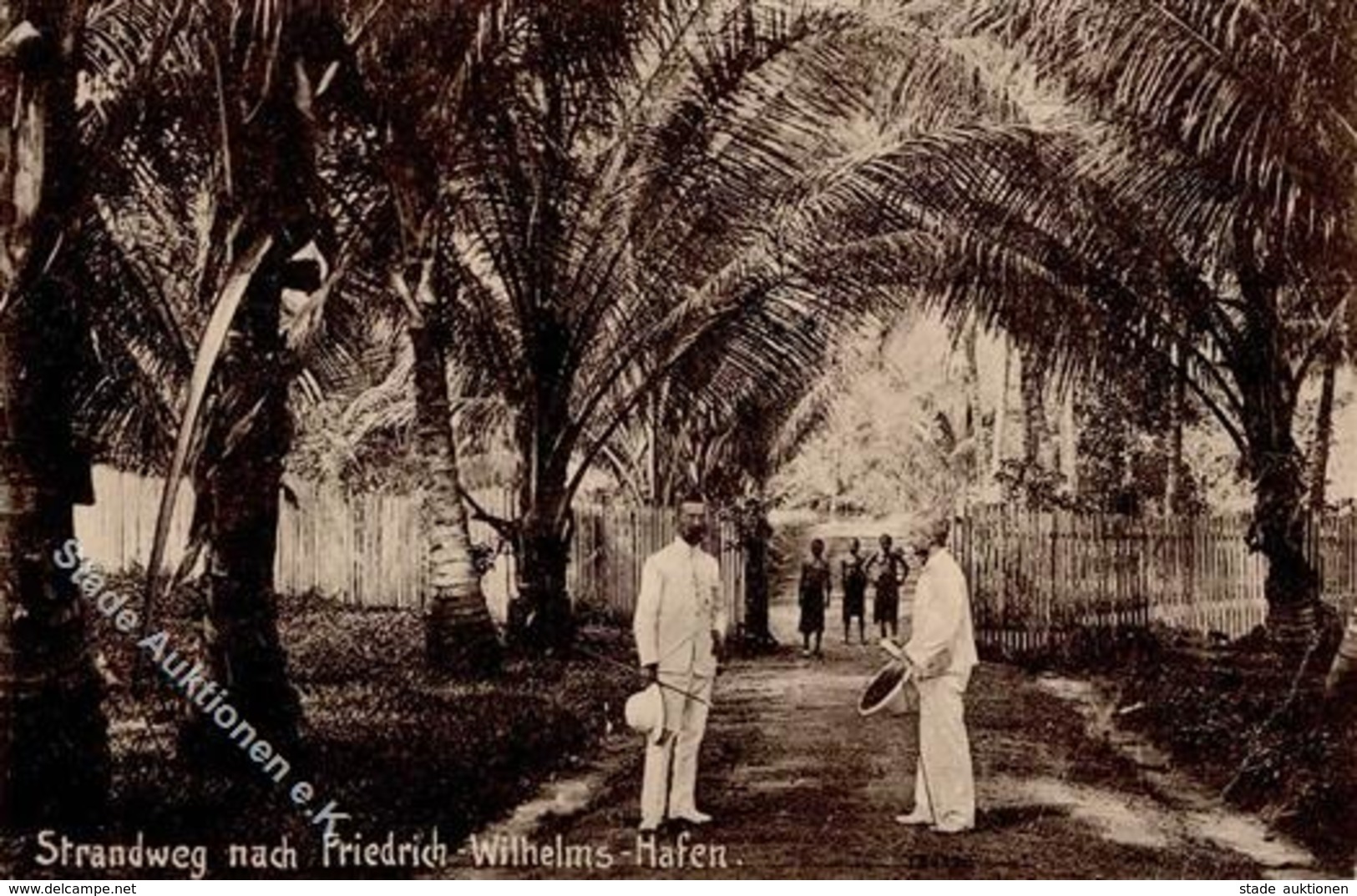 Kolonien Deutsch Neuguinea Strandweg Nach Friedrich Wilhelms Hafen I-II Colonies - Geschichte