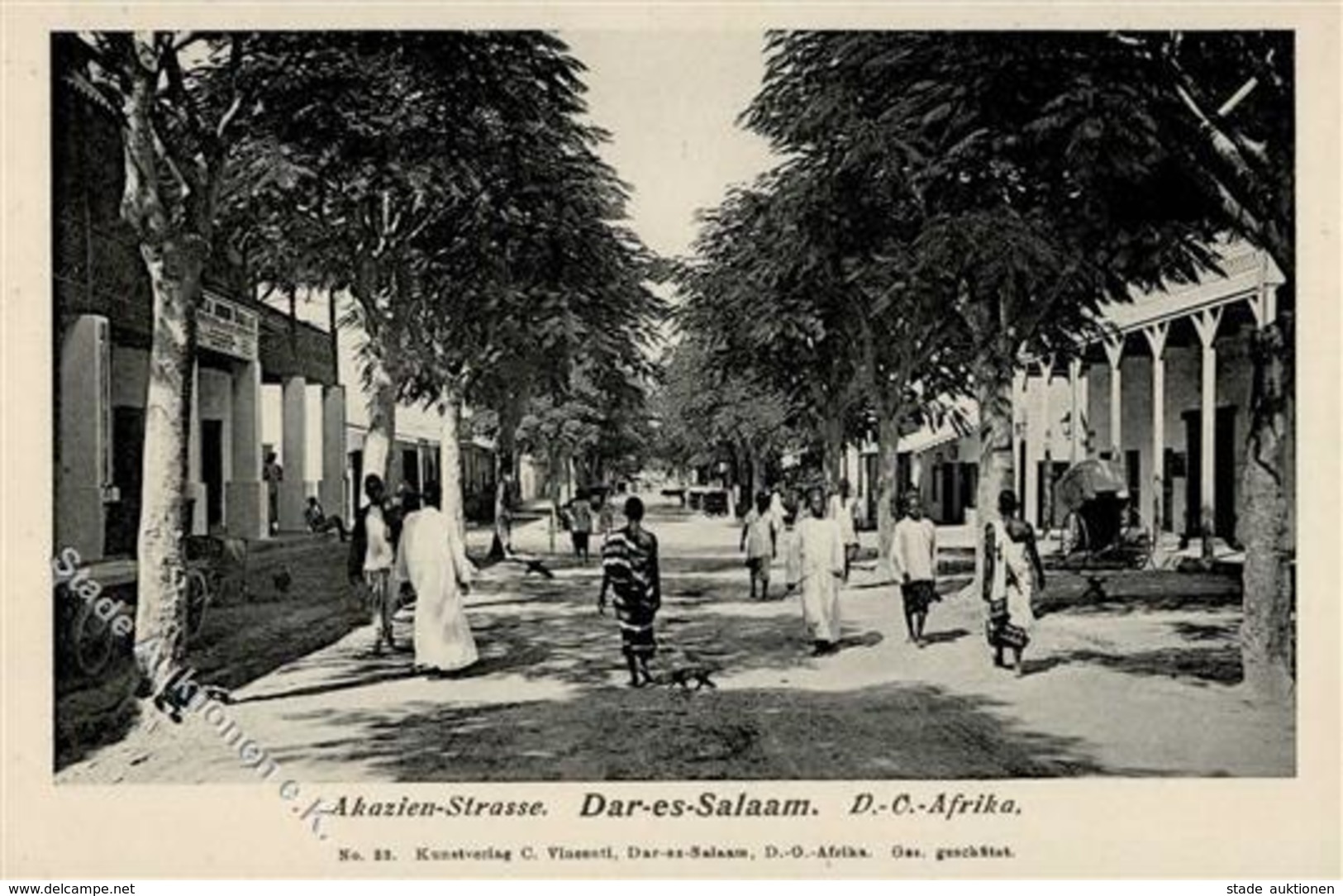 Kolonien Deutsch Ostafrika Dar-es-Salaam Akazien Straße I-II Colonies - History