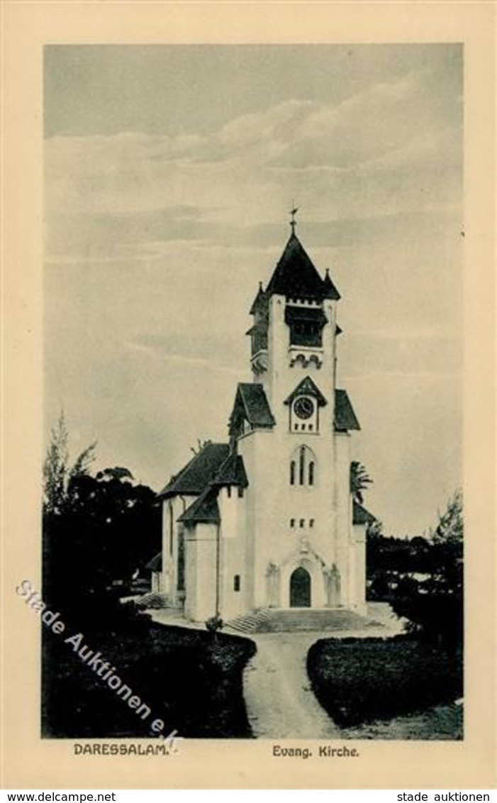 Kolonien Deutsch Ostafrika Dar-es-Salaam Evang. Kirche I-II Colonies - History