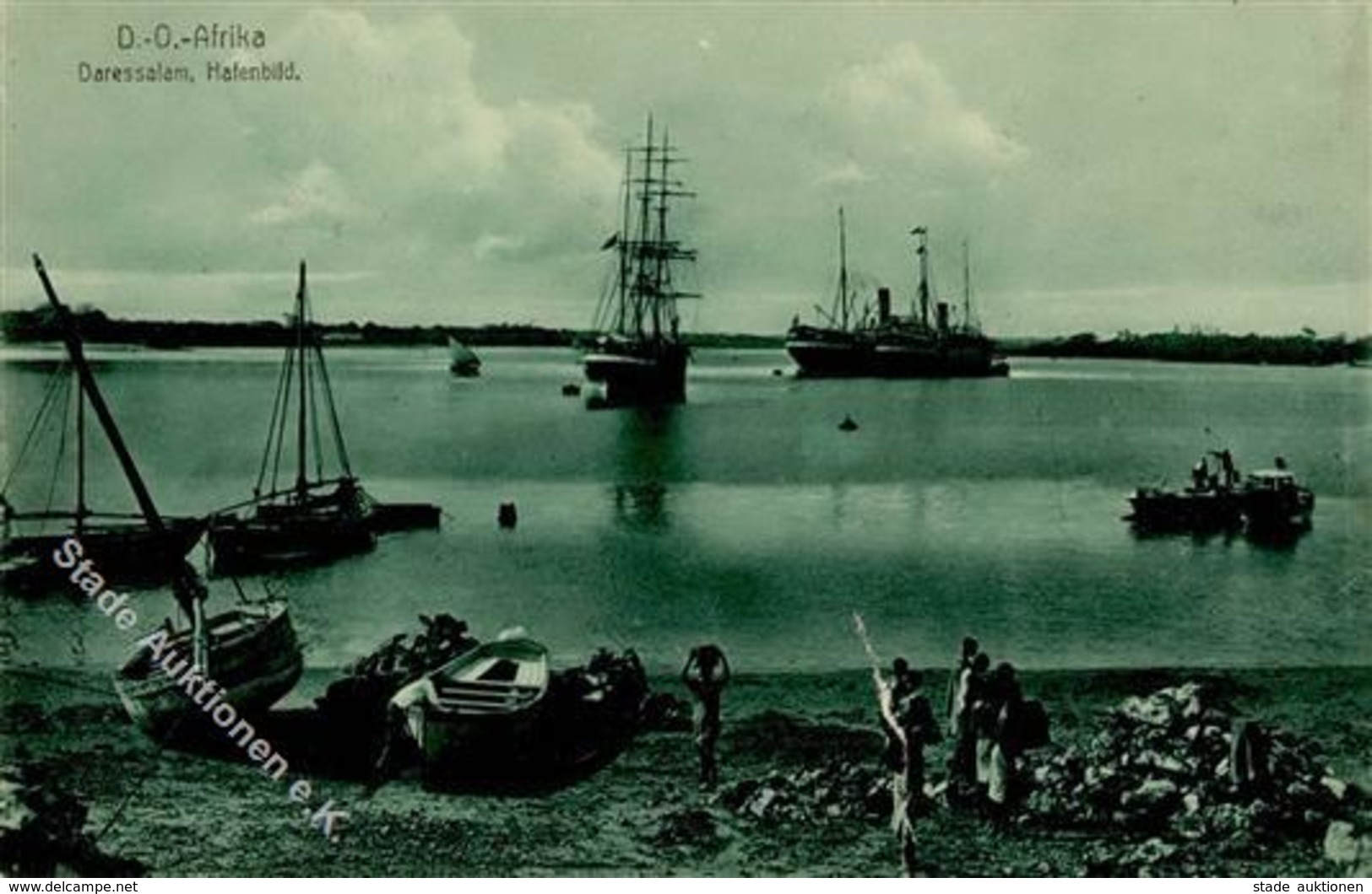 Kolonien Deutsch Ostafrika Dar-es-Salaam Hafen I-II Colonies - History