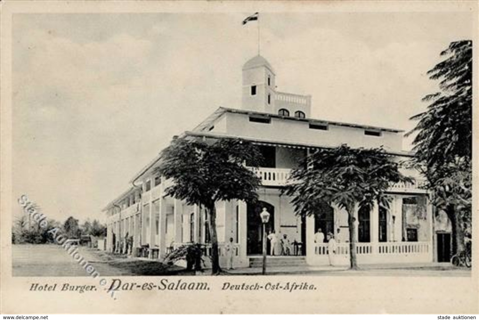 Kolonien Deutsch Ostafrika Dar-es-Salaam Hotel Burger I-II Colonies - Histoire