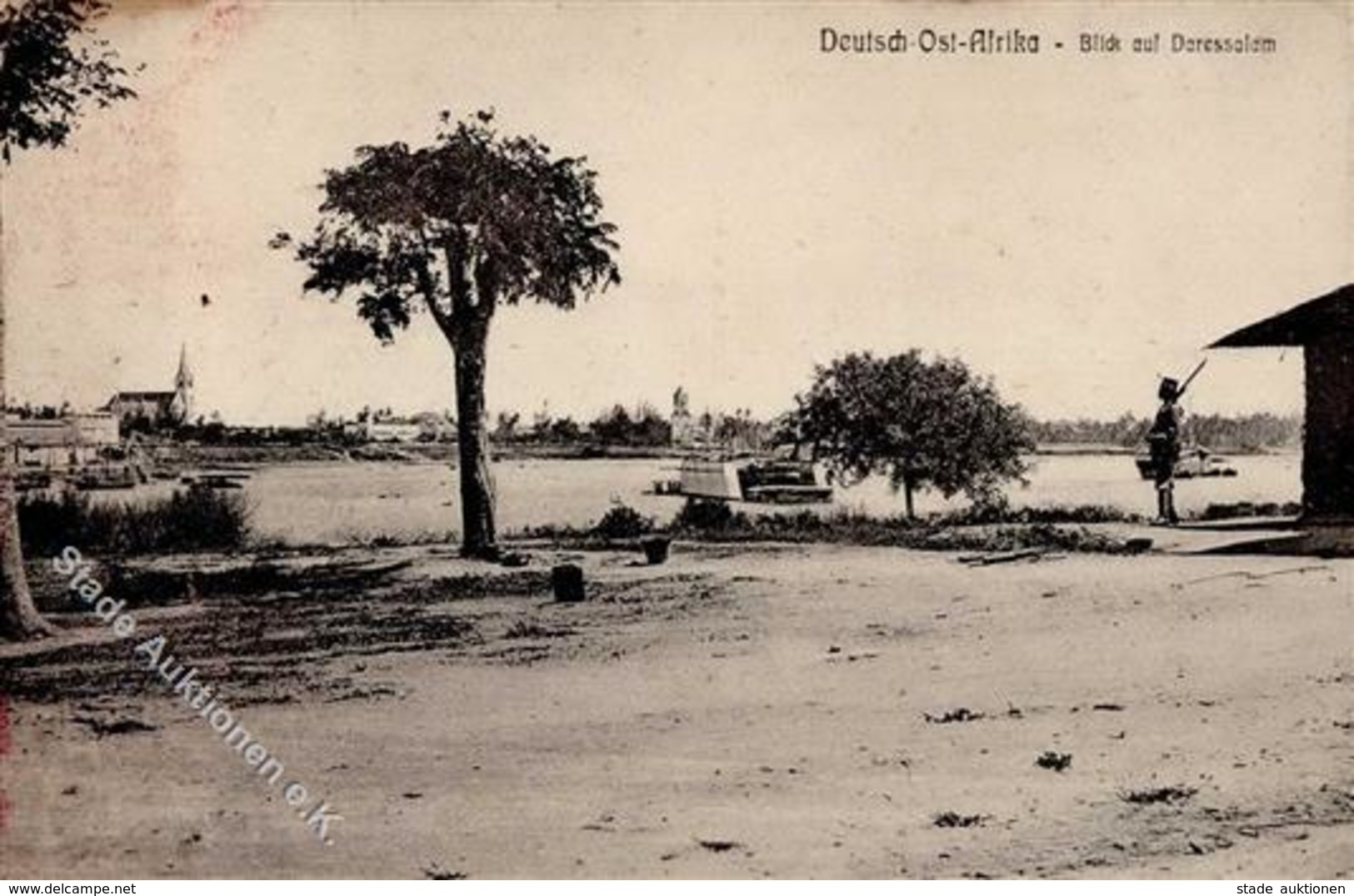 Kolonien Deutsch Ostafrika Dar-es-Salaam I-II (fleckig) Colonies - Geschichte