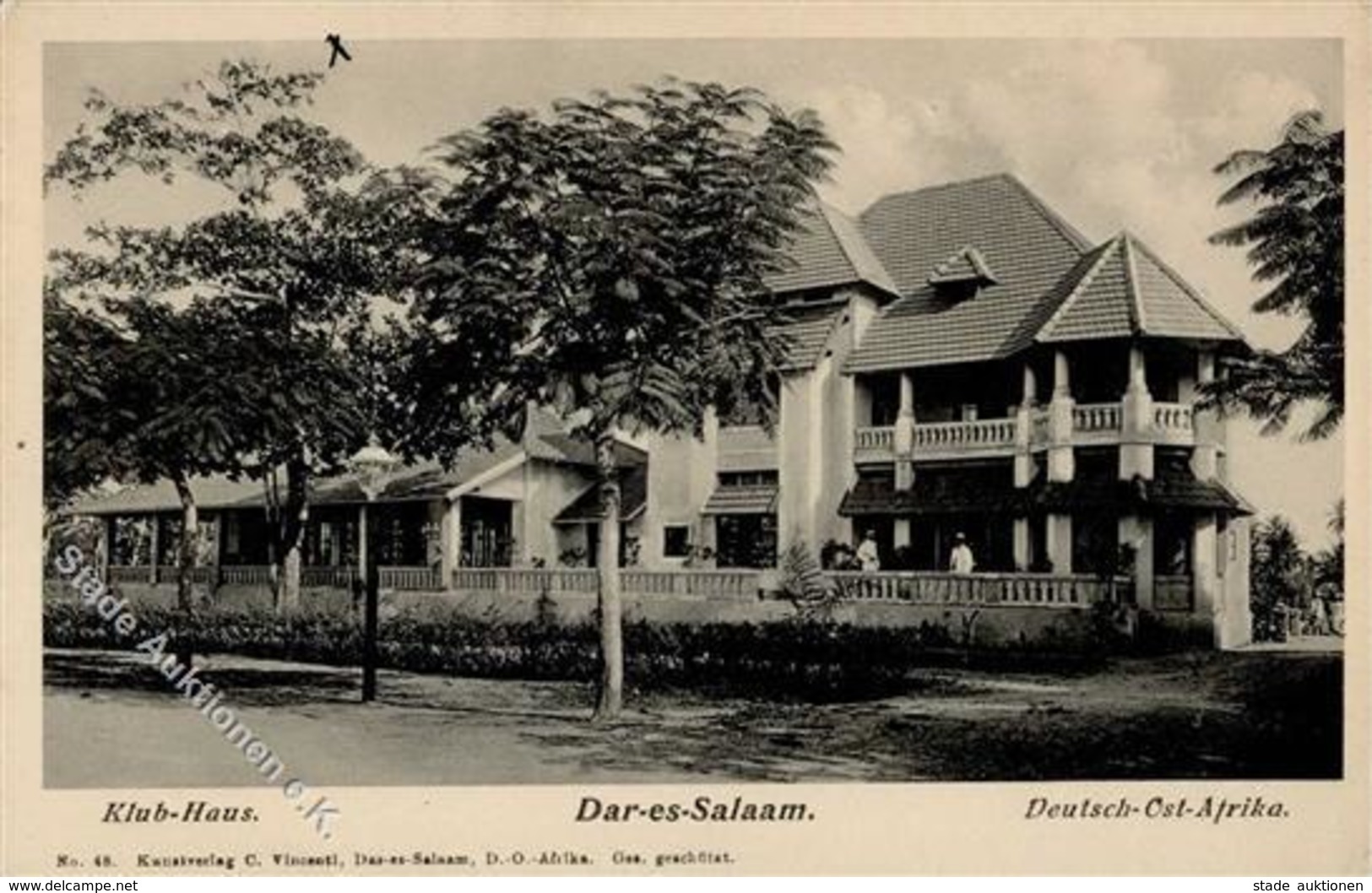 Kolonien Deutsch Ostafrika Dar-es-Salaam Klub Haus I-II Colonies - History