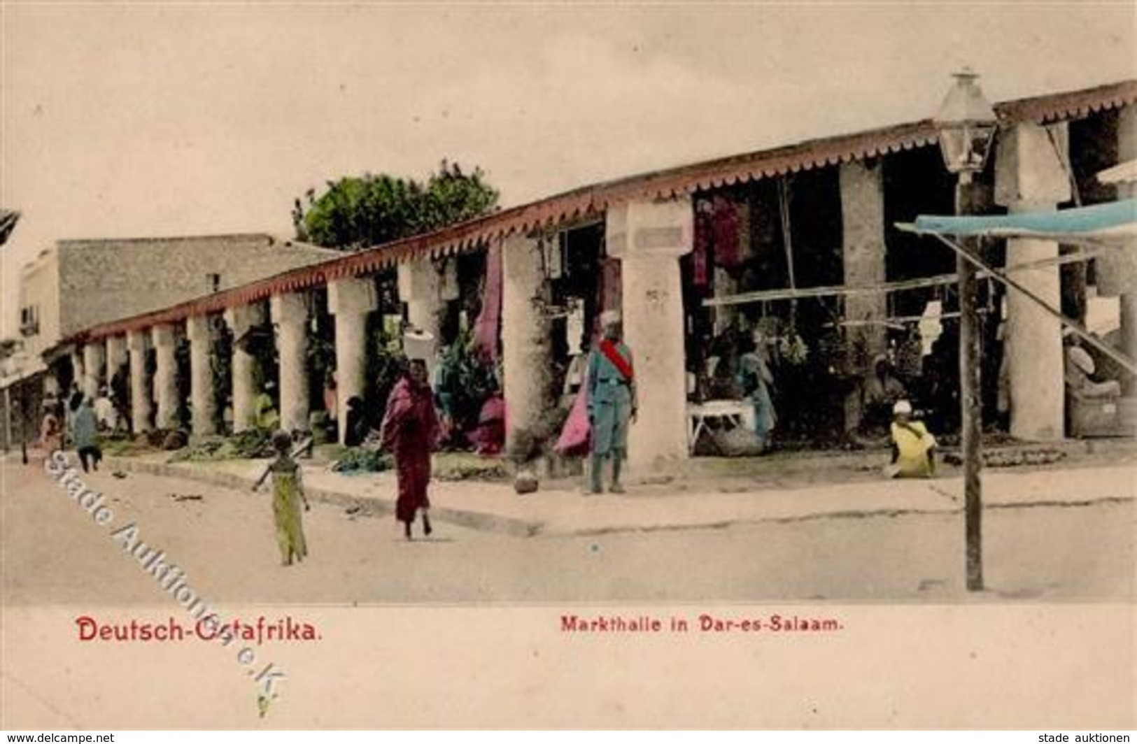 Kolonien Deutsch Ostafrika Dar-es-Salaam Markthalle I-II Colonies - History