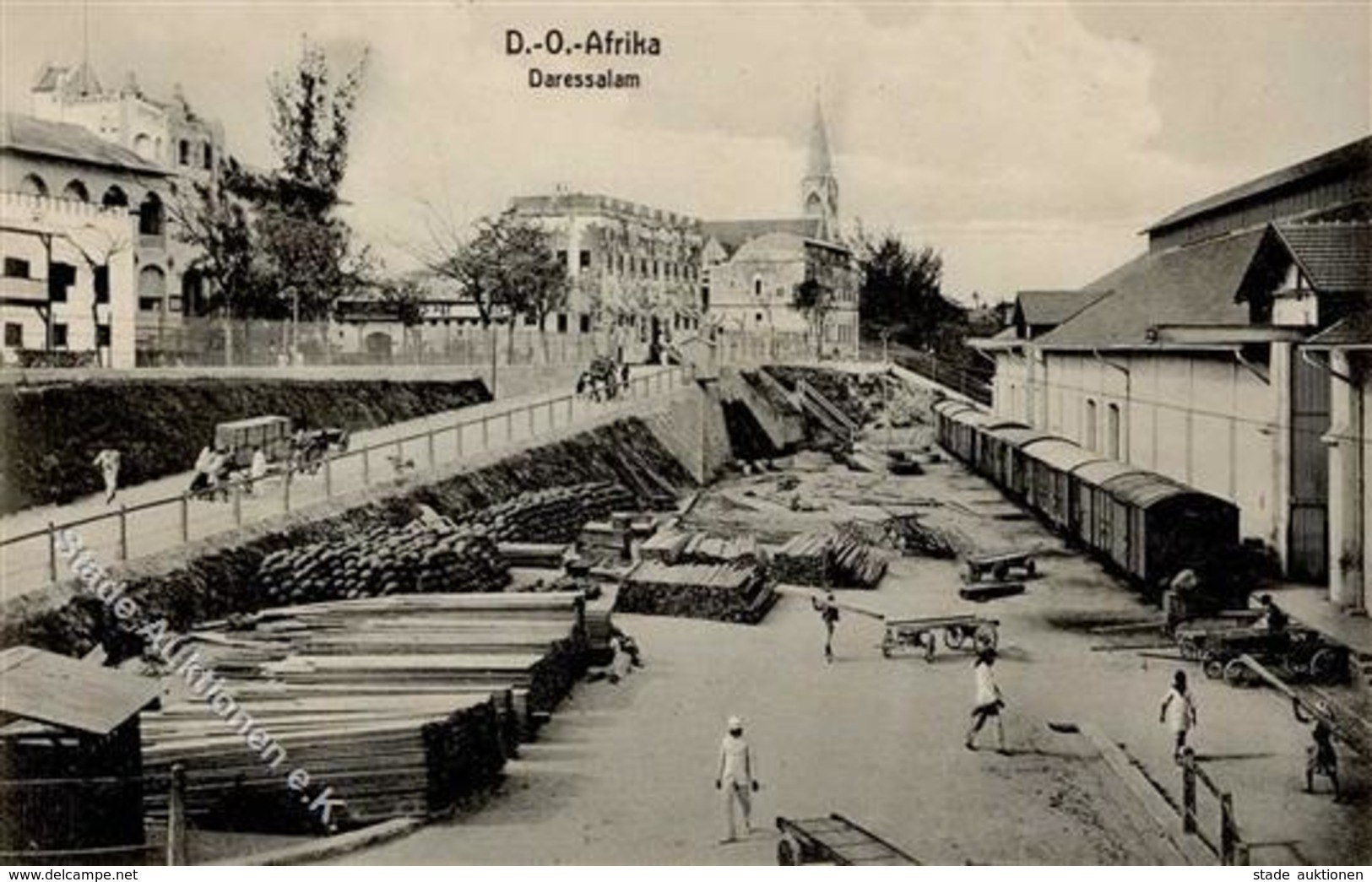 Kolonien Deutsch Ostafrika Daressalam Güterbahnhof I-II Colonies - Geschichte