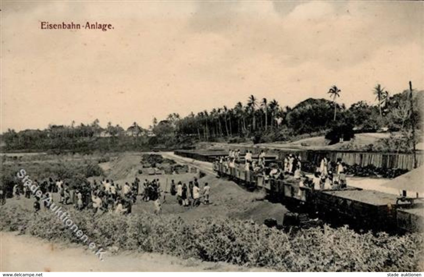 Kolonien Deutsch Ostafrika Eisenbahnanlage I-II Colonies - Geschichte