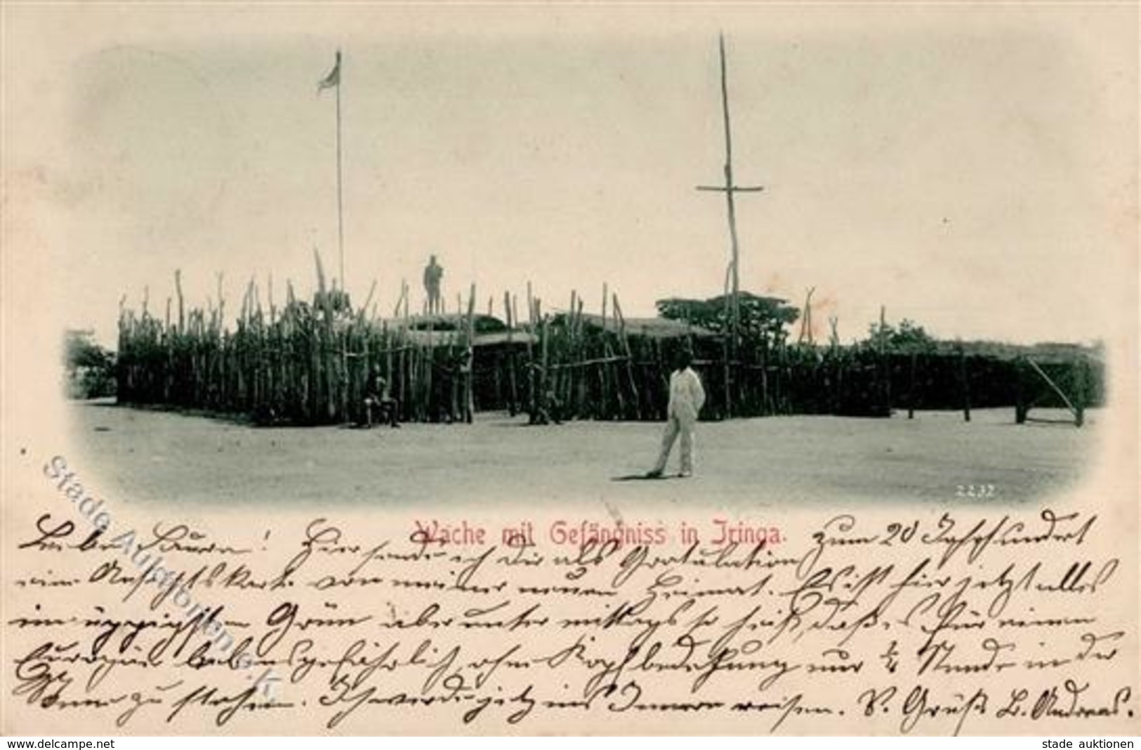 Kolonien Deutsch Ostafrika Iringa Wache Mit Gefängnis 1900 I-II Colonies - Geschichte