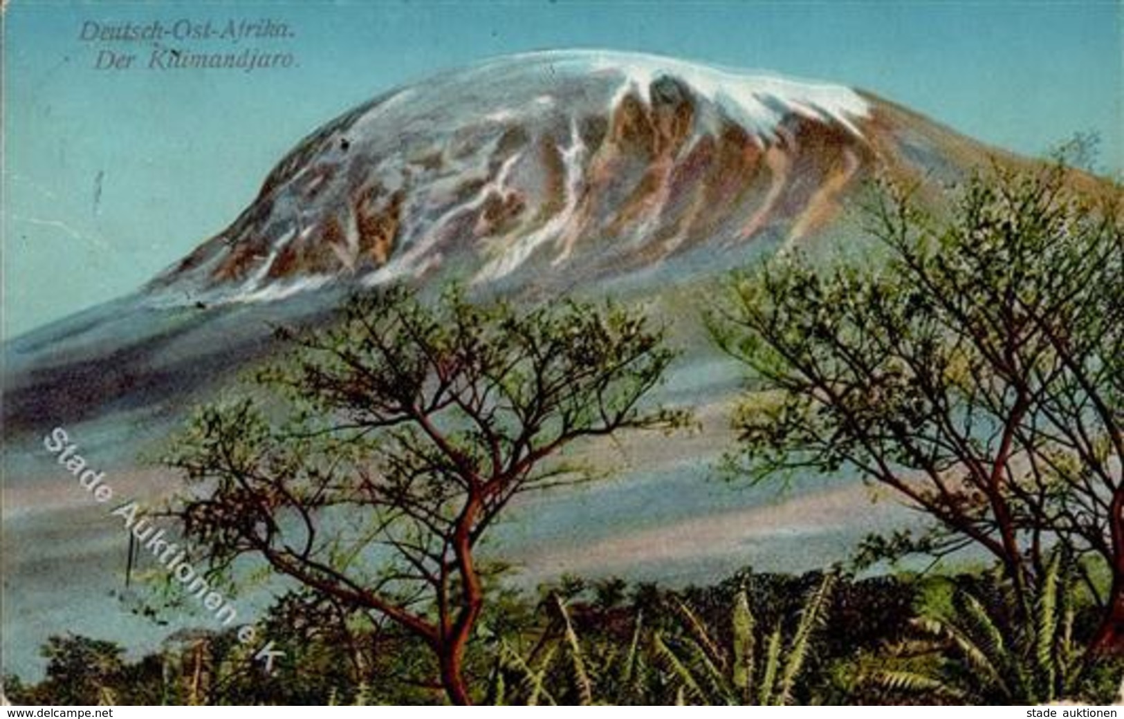 Kolonien Deutsch Ostafrika Kilimandjaro I-II (Marke Entfernt) Colonies - Histoire