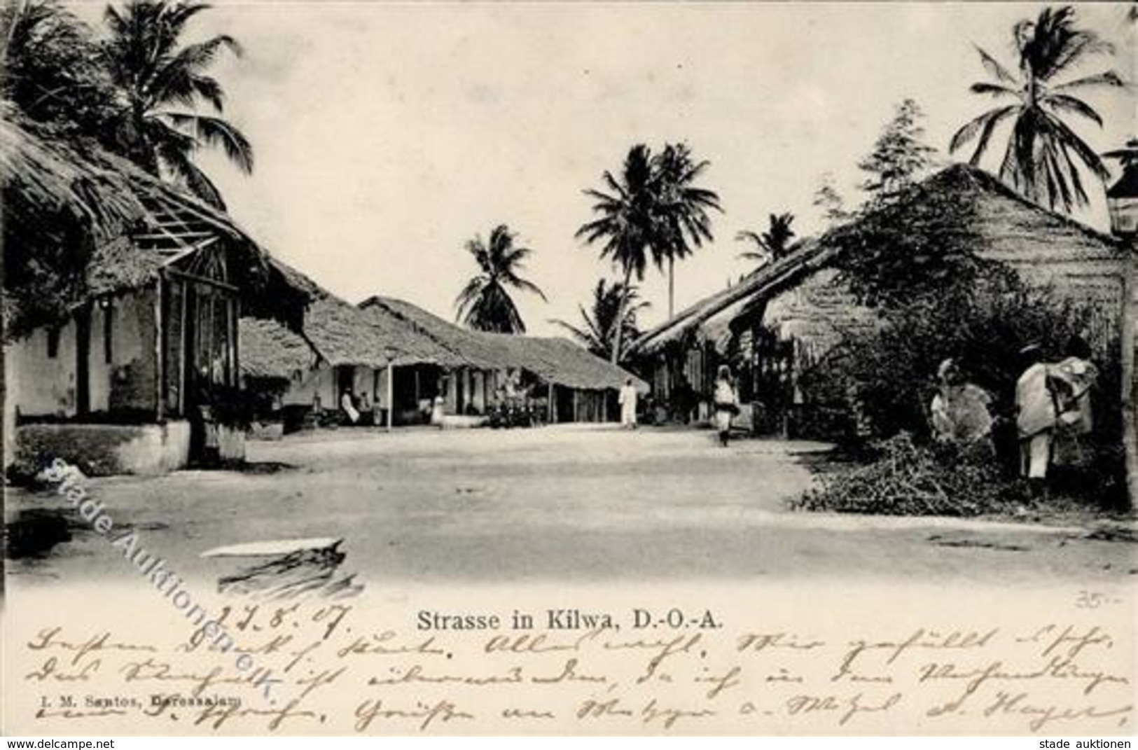 Kolonien Deutsch Ostafrika Kilwa 1907 I-II Colonies - History