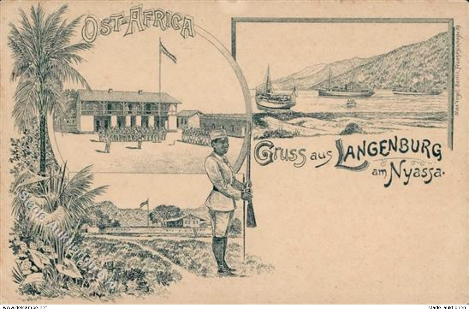 Kolonien Deutsch Ostafrika Langenburg Am Nyassa I-II Colonies - Histoire
