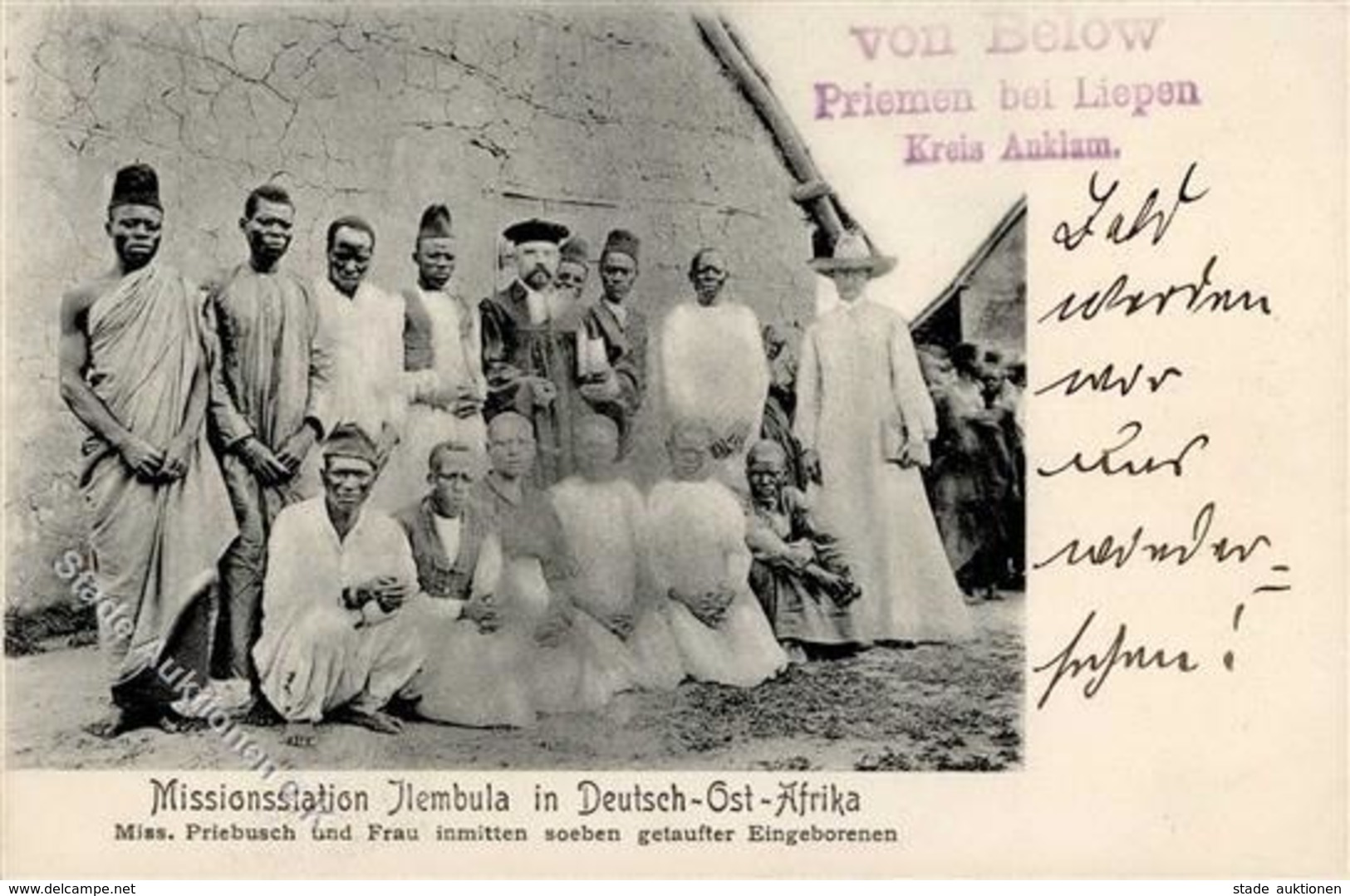 Kolonien Deutsch Ostafrika Missionsstation Ilembula Getaufte Eingeborene  I-II Colonies - Histoire