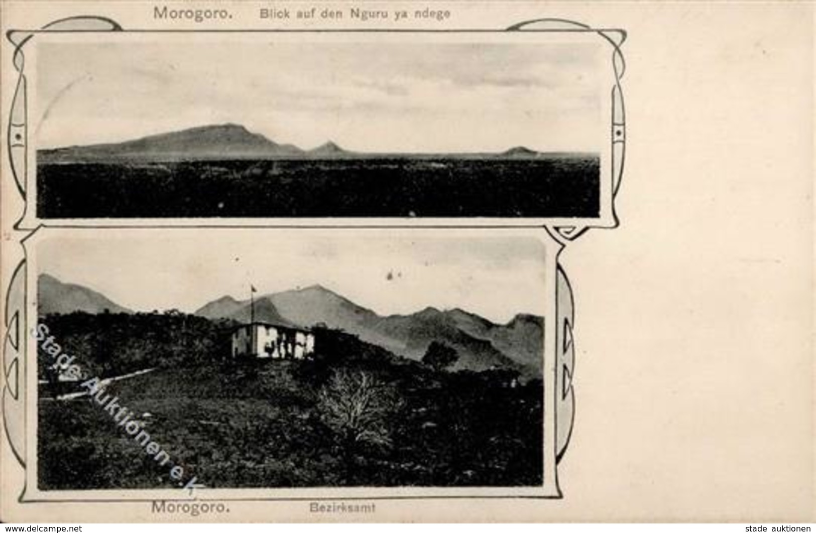 Kolonien Deutsch Ostafrika Morogoro Bezirksamt 1910 I-II Colonies - History