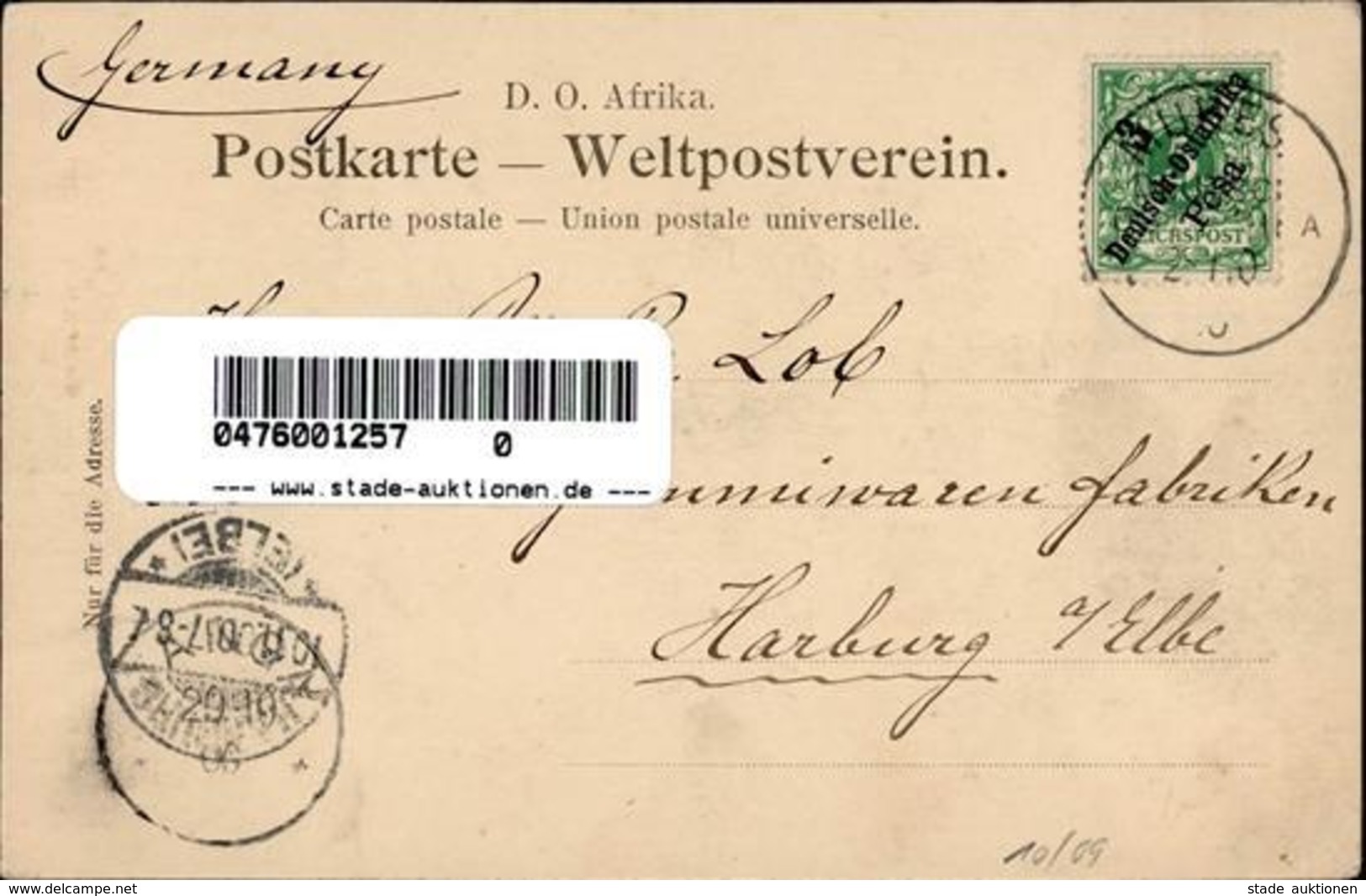 Kolonien Deutsch Ostafrika Pangani 1900 I-II Colonies - History