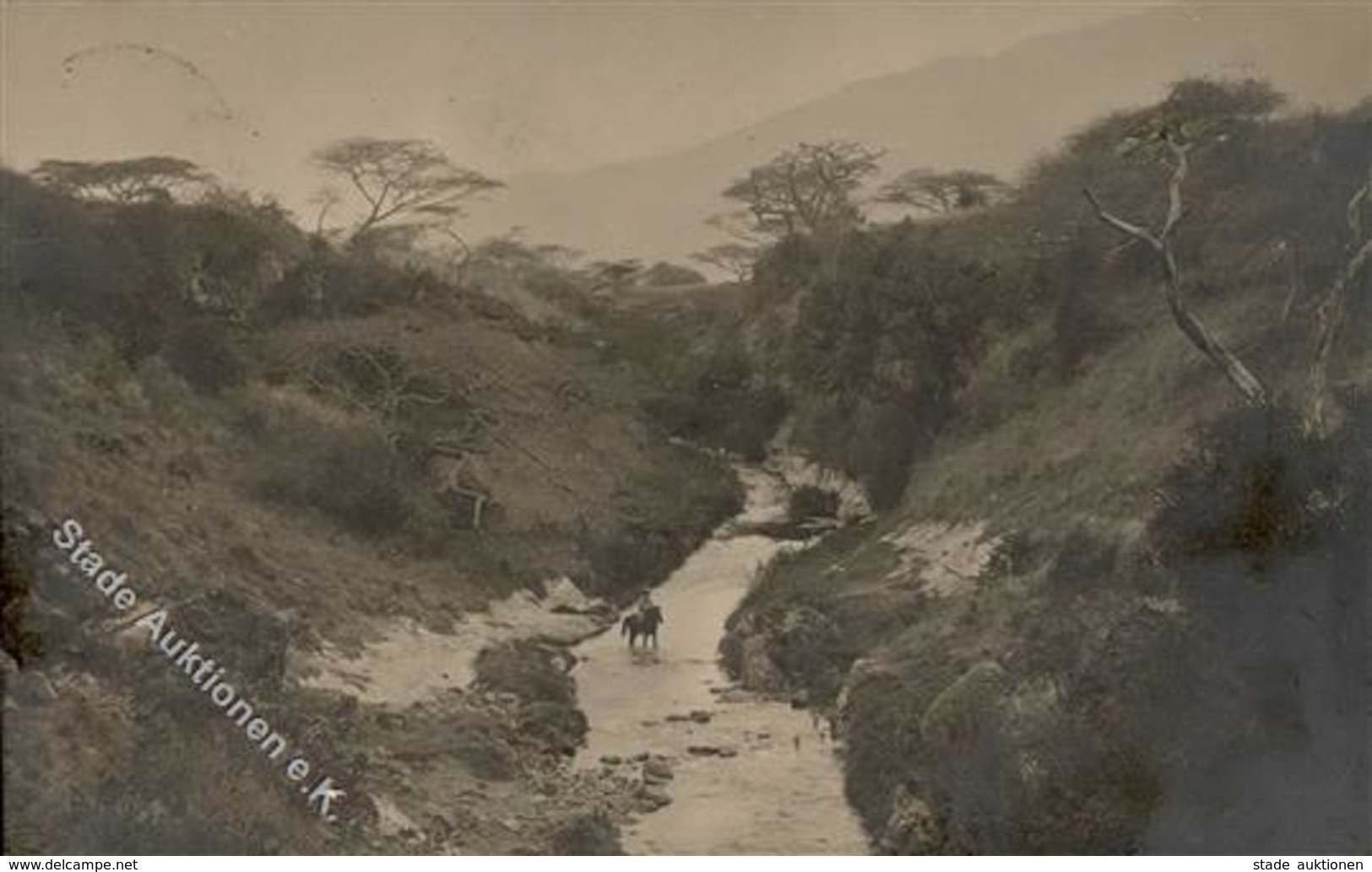Kolonien Deutsch Ostafrika Ritt Am Weru-Weru Foto AK 1913 I-II Colonies - Histoire