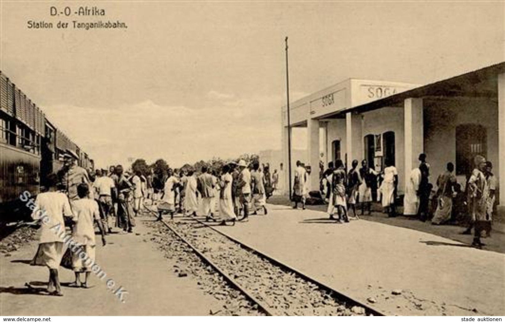 Kolonien Deutsch Ostafrika Soga Station Der Tanganikabahn I-II Colonies - Histoire