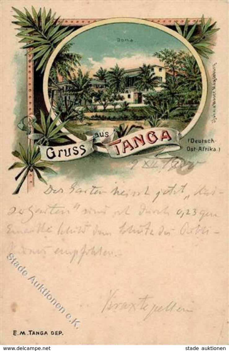 Kolonien Deutsch Ostafrika Tanga Boma Stpl. Tanga 11.12.00 I-II Colonies - Histoire