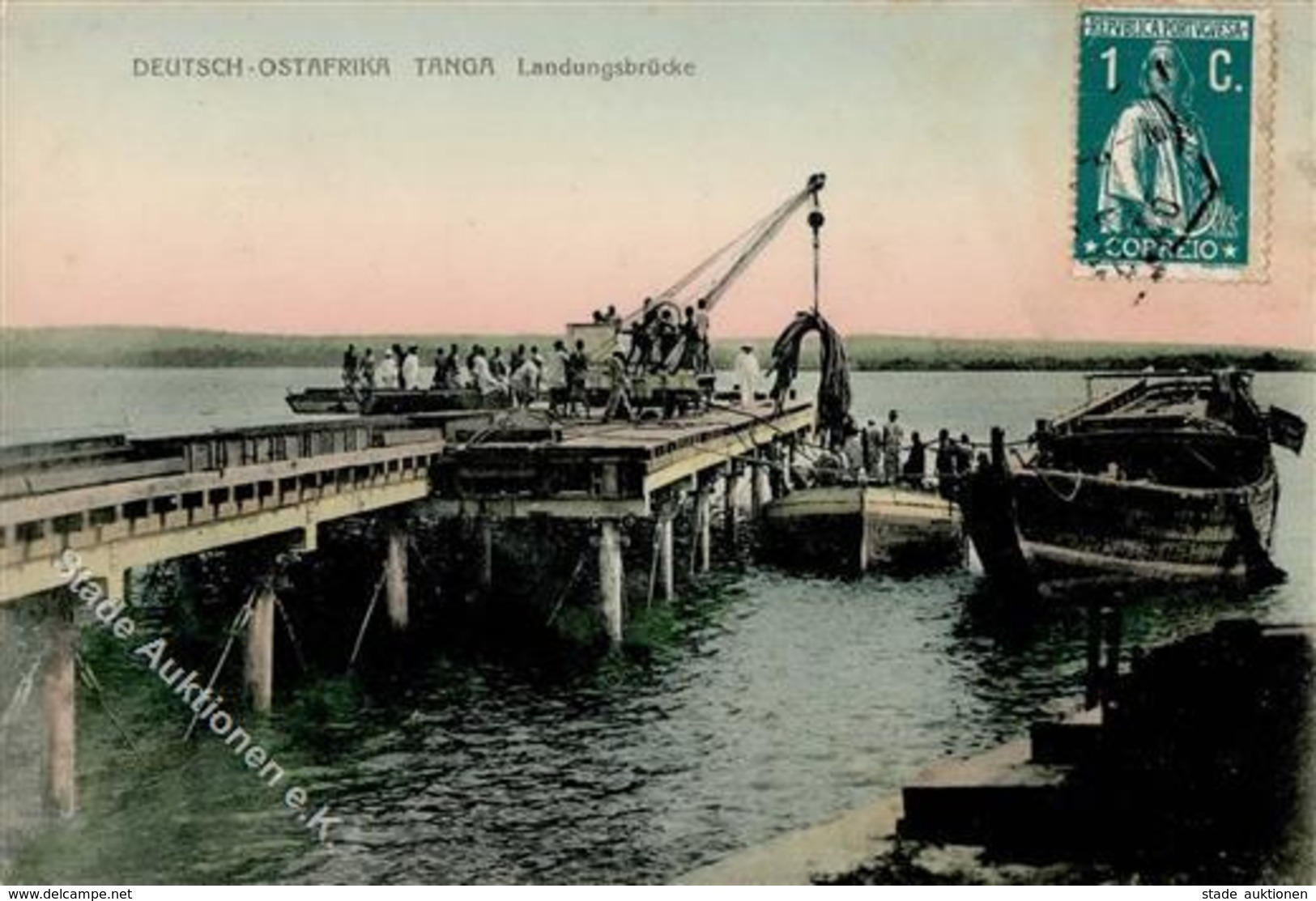Kolonien Deutsch Ostafrika Tanga Landungsbrücke I-II Colonies - Histoire