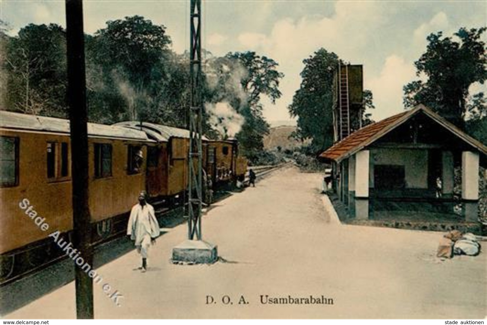 Kolonien Deutsch Ostafrika Usambarabahn Station Lembeni I-II Colonies - Histoire