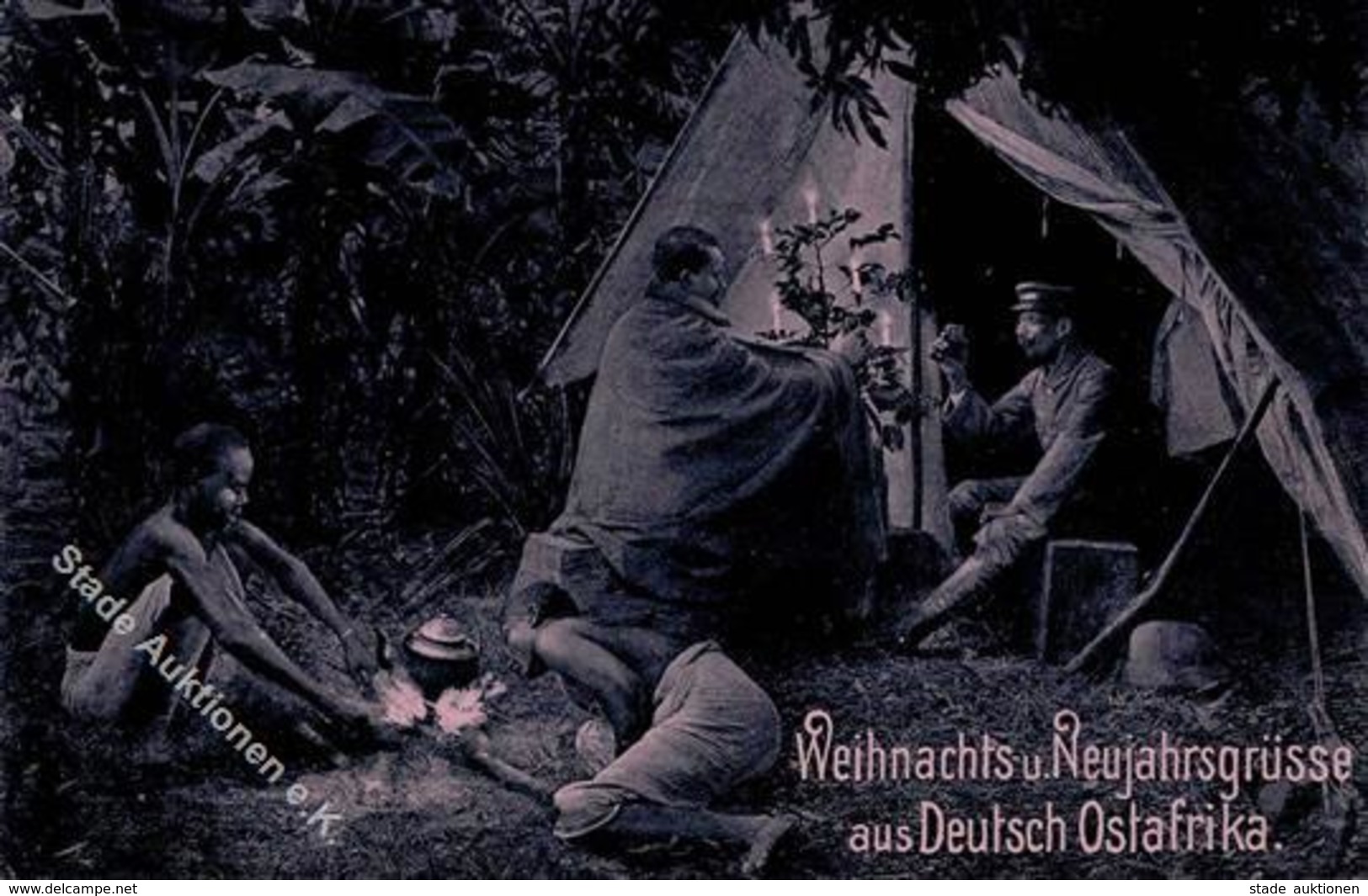 Kolonien Deutsch Ostafrika Weihnachten Neujahr I-II Noel Colonies Bonne Annee - Histoire