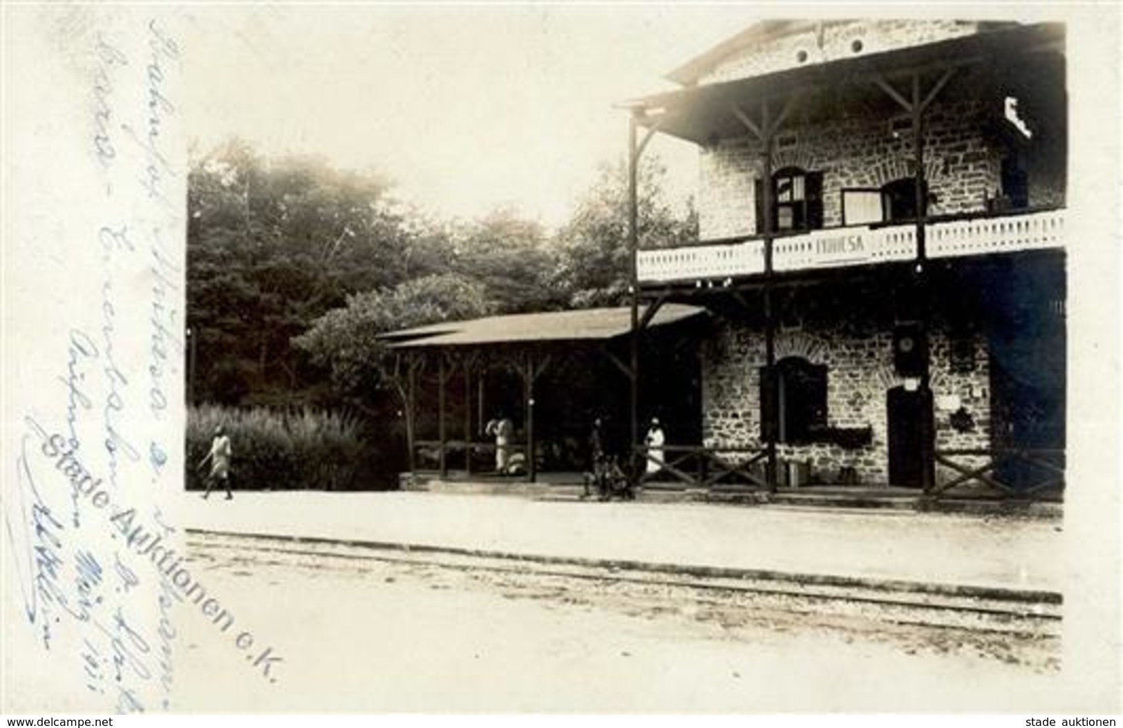 Kolonien Deutsch-Ostafrika Usambarabahn Station Muhesa Stpl. Tanga 18.6.11 I-II Colonies - Histoire