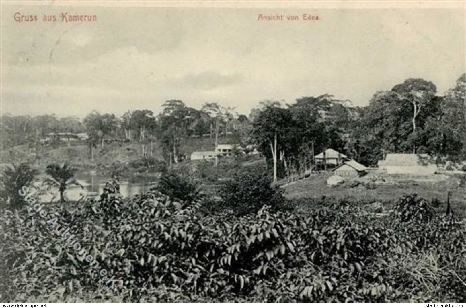 Kolonien Kamerun Edea Stpl. Duala 17.8.10 I-II Colonies - History