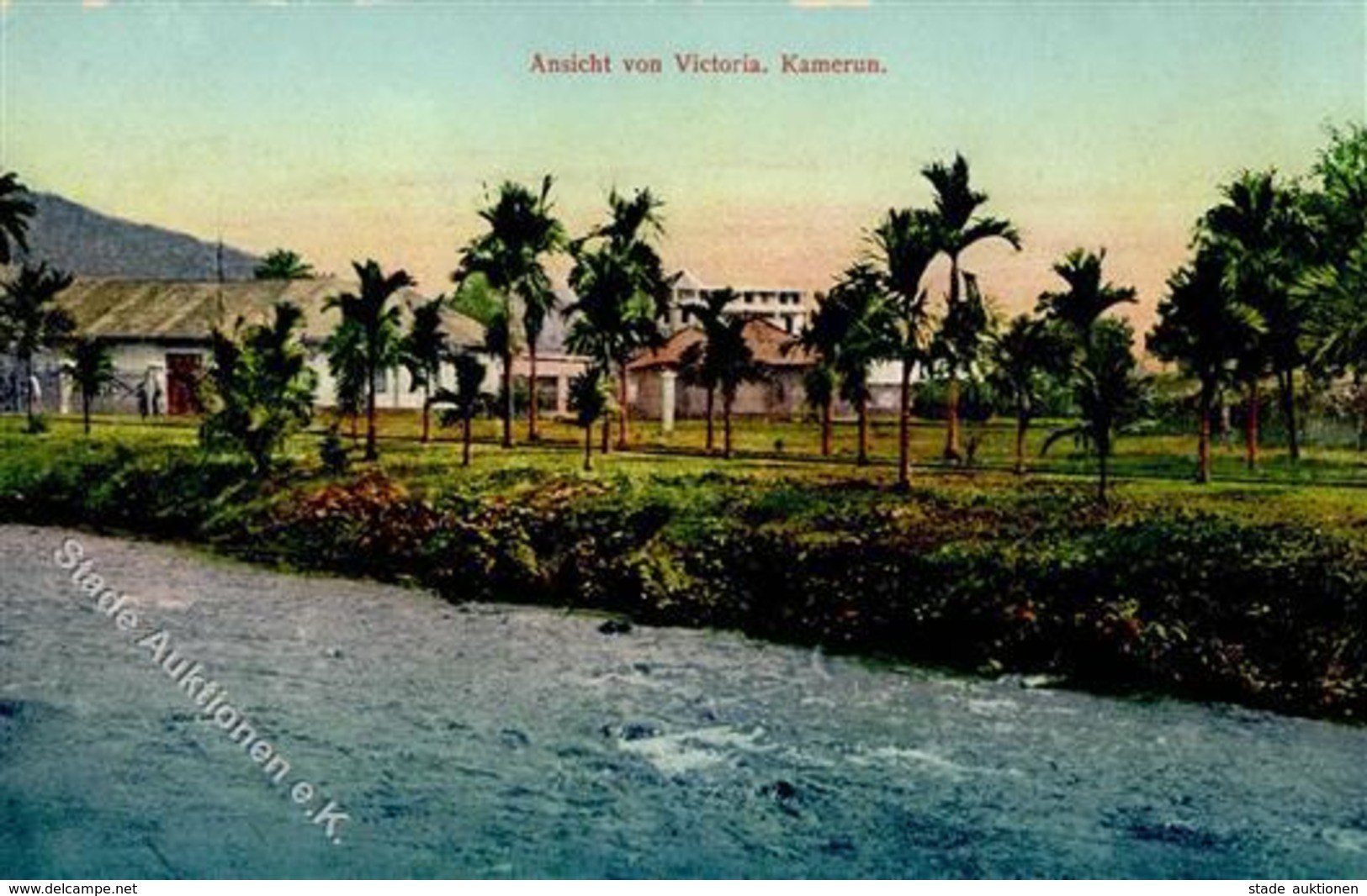 Kolonien Kamerun Victoria Stpl. Duala 12.2.10 I-II Colonies - History