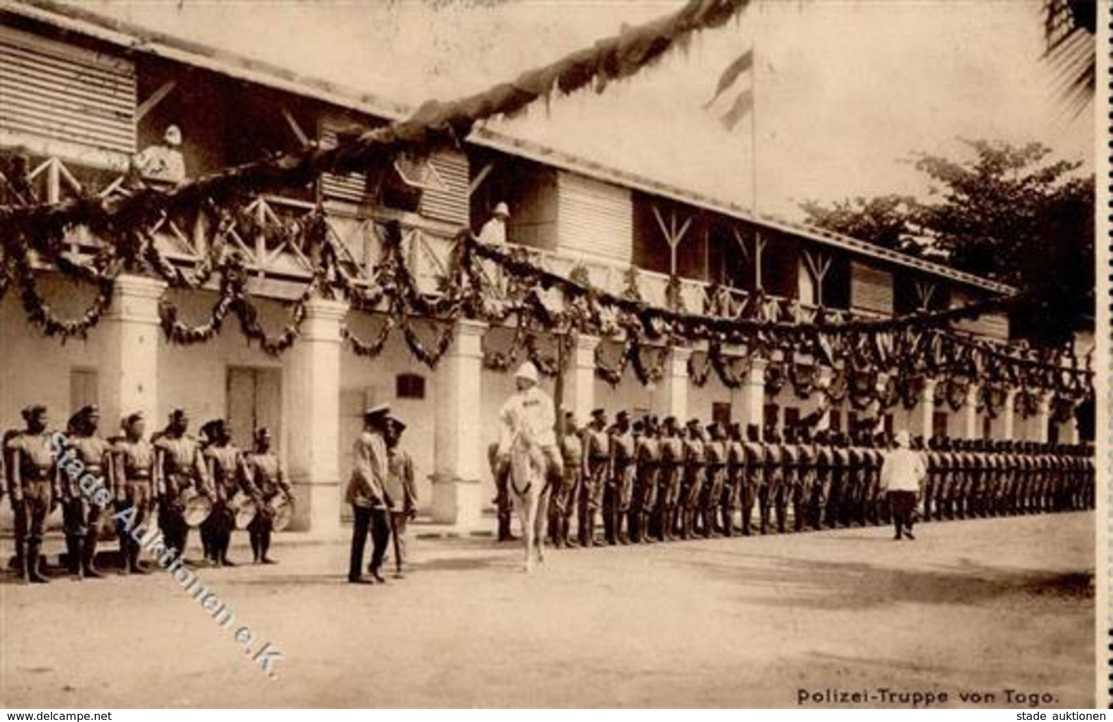 Kolonien Togo Polizeitruppe Bahnpost I-II Colonies - History