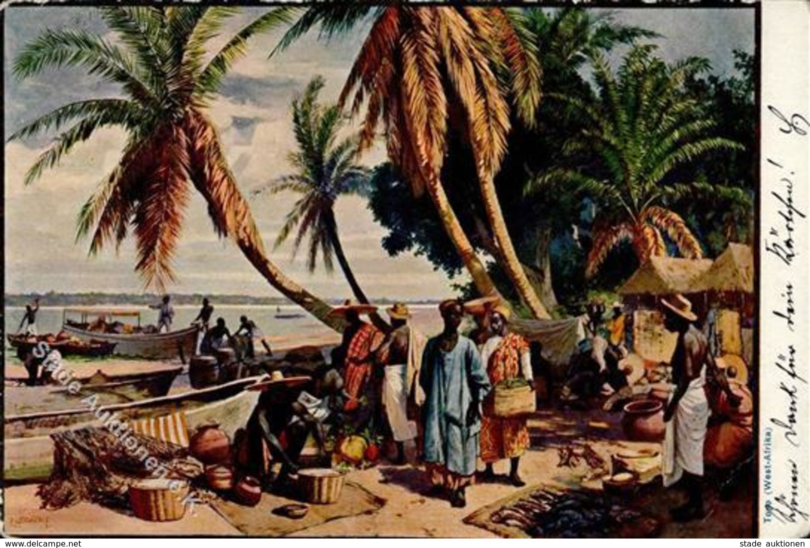 Kolonien Togo Privatganzsache 1903 Im Reichsgebiet Entwertet I-II Colonies - Geschichte