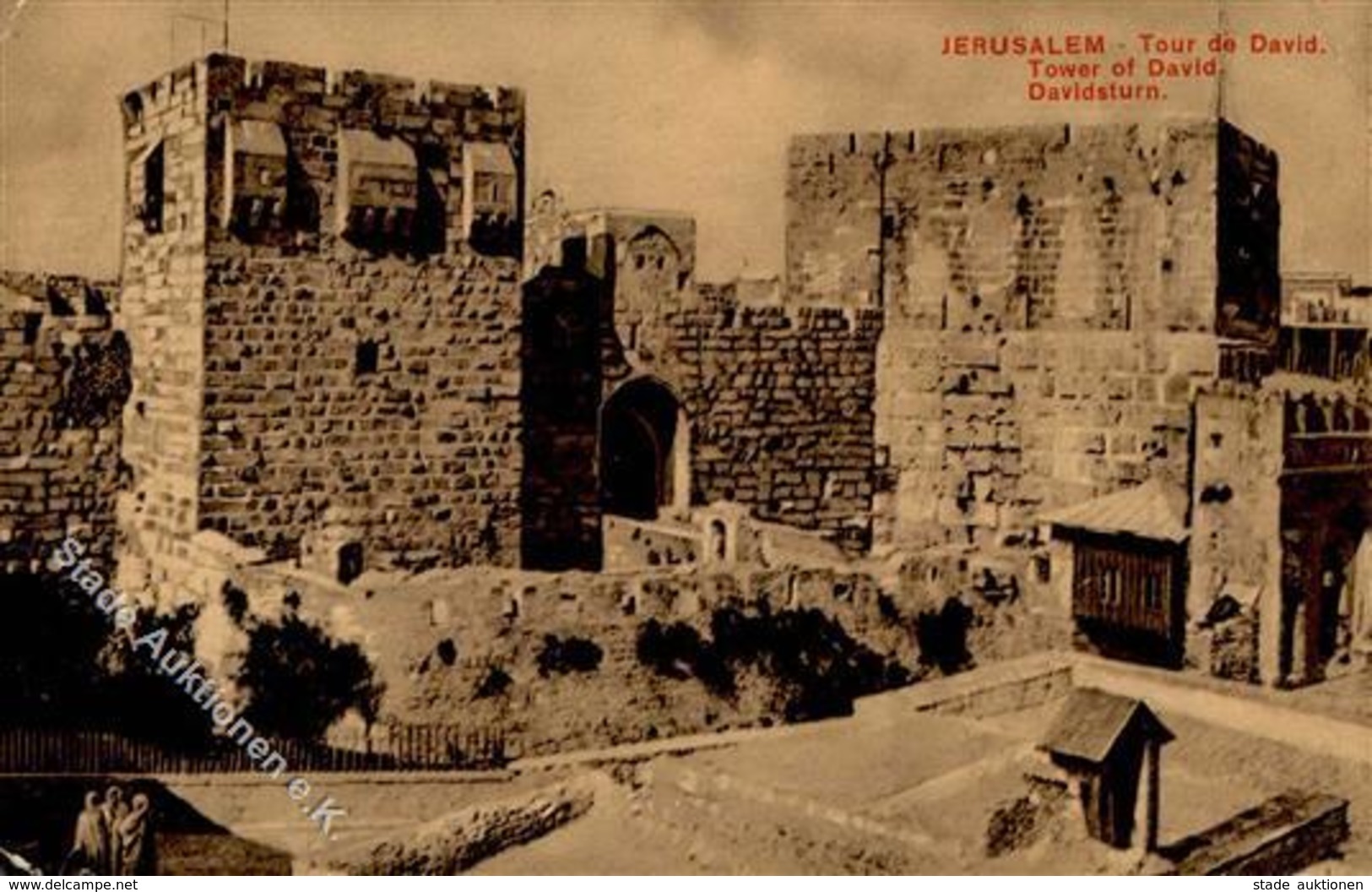 Deutsche Post Türkei Jerusalem Stpl. 7.9.1916 Feldpost Mil. Miss A.O.K.4 I-II - Histoire