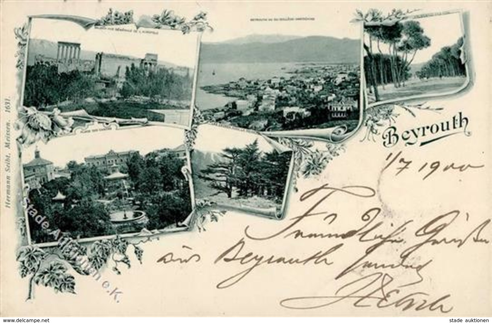 Kolonien Deutsche Post Türkei Beyrouth 1900 I-II Colonies - Storia