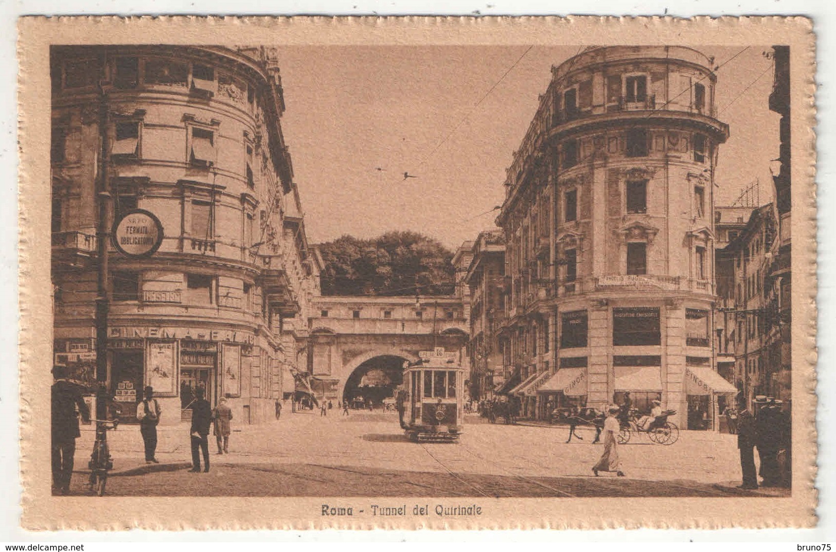 ROMA - Tunnel Del Quirinale - Tramway - Transports