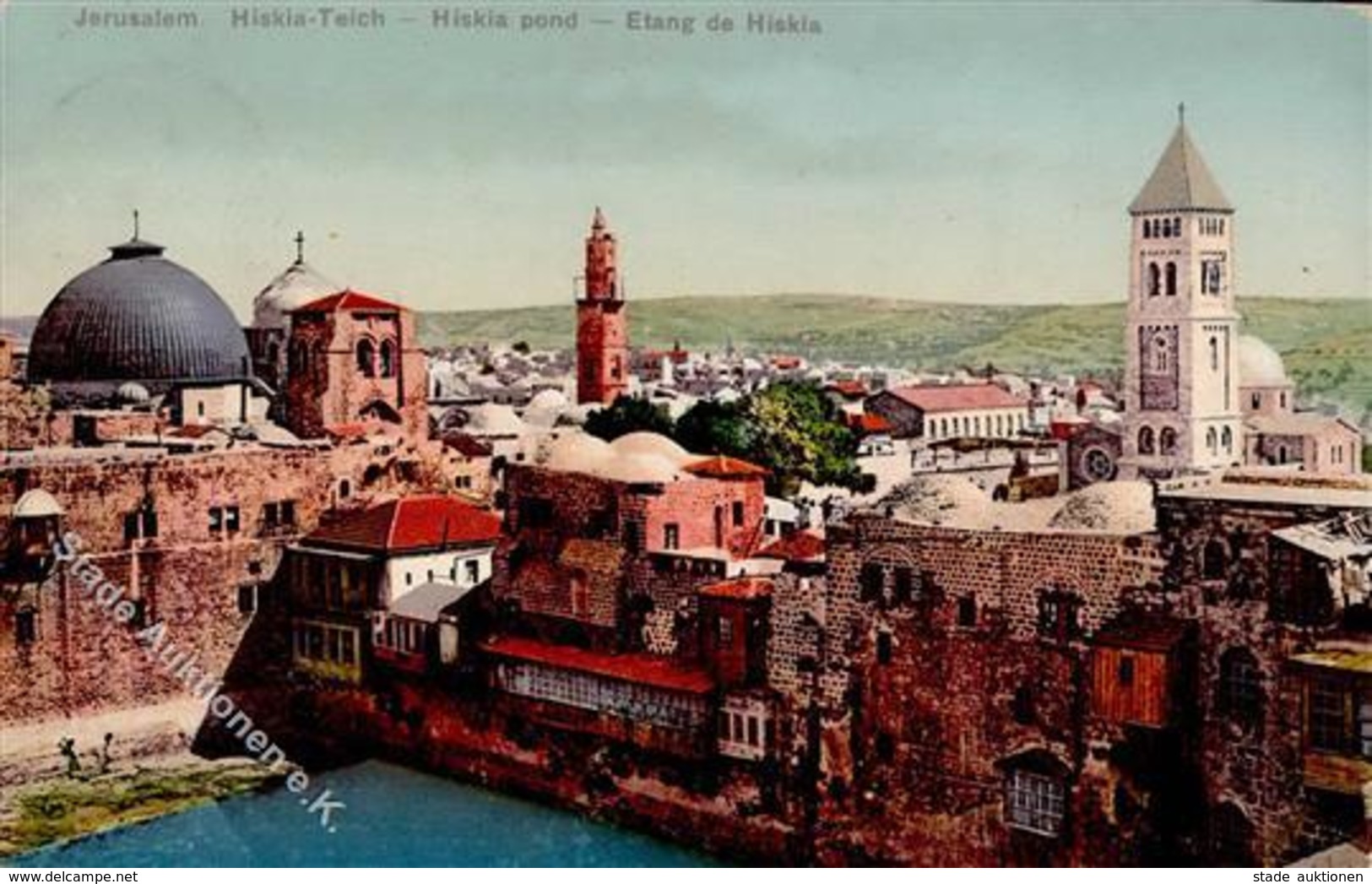 Kolonien Deutsche Post Türkei Jerusalem 1913 I-II Colonies - Histoire