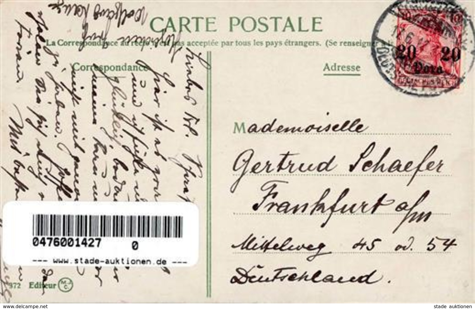 Kolonien Deutsche Post Türkei Konstantinopel 912 I-II Colonies - Histoire