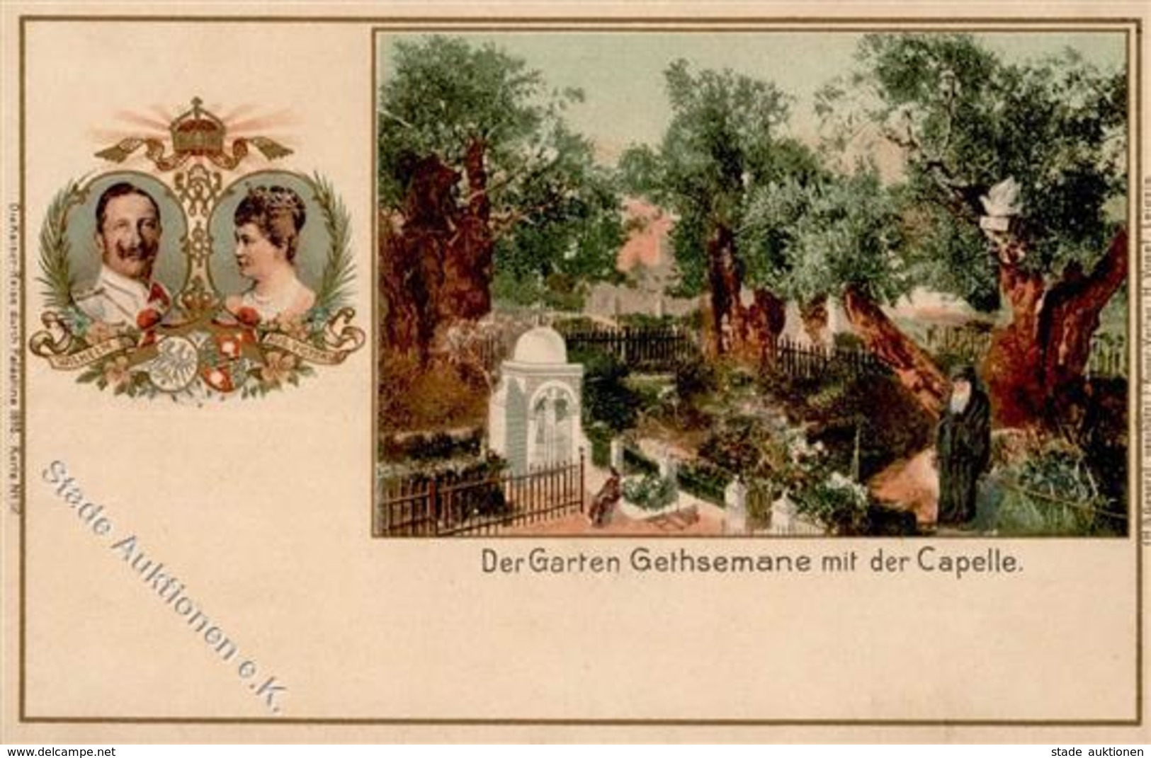 PALÄSTINA - Kaiserreise 1898 - Garten Gethsemane I - Histoire